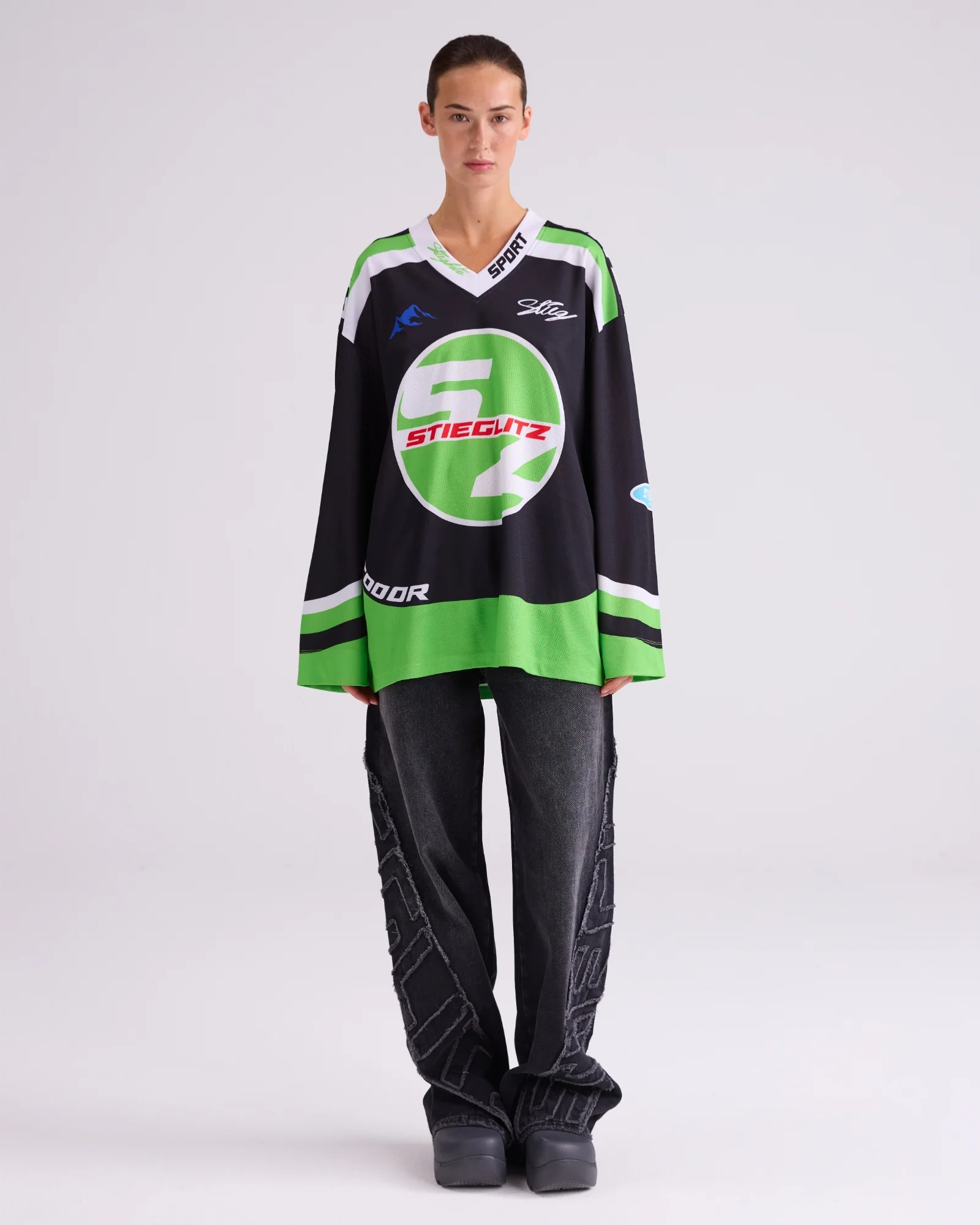 Alando Wide Skate Longsleeve | Black - Image 4