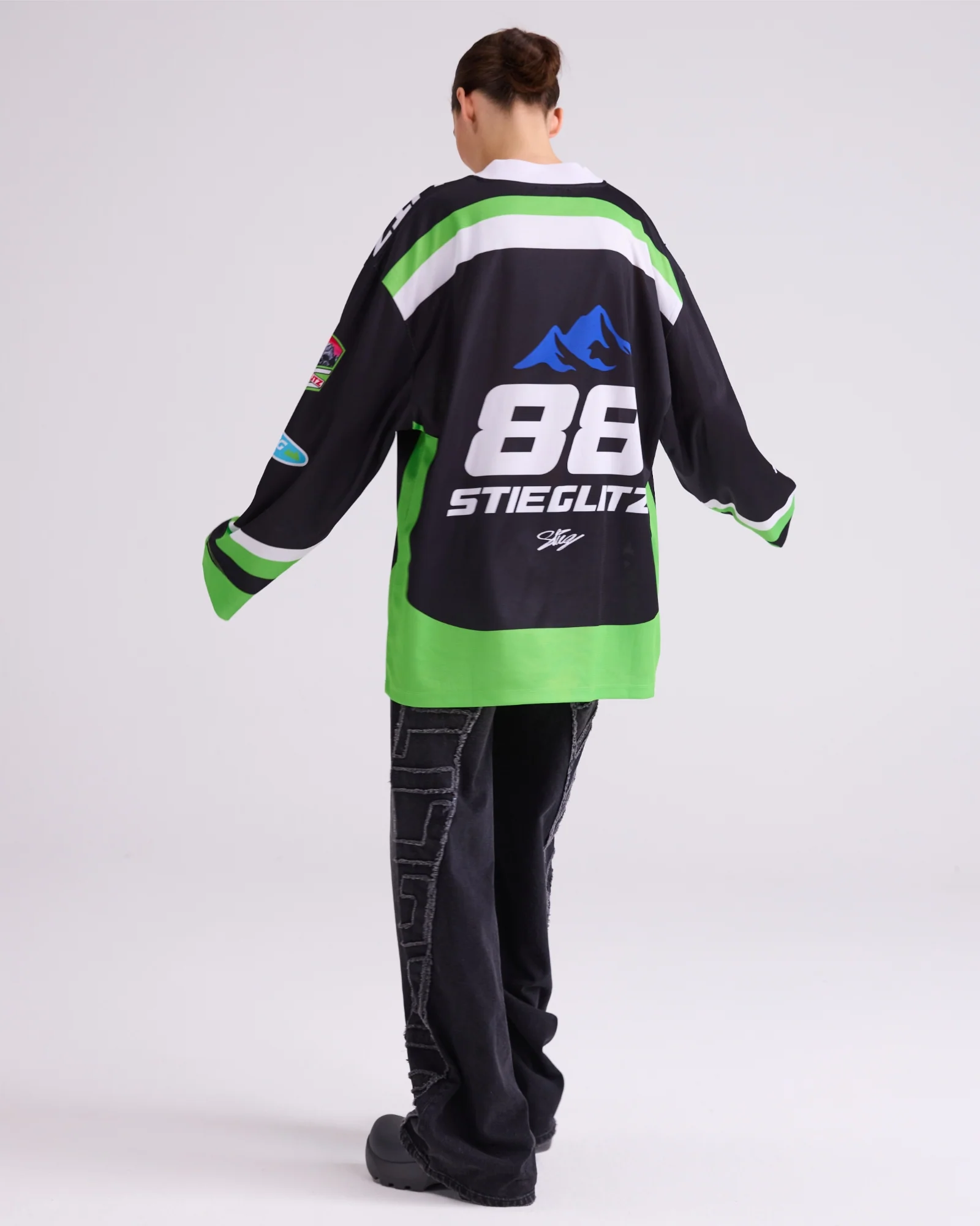 Alando Wide Skate Longsleeve | Black - Image 5