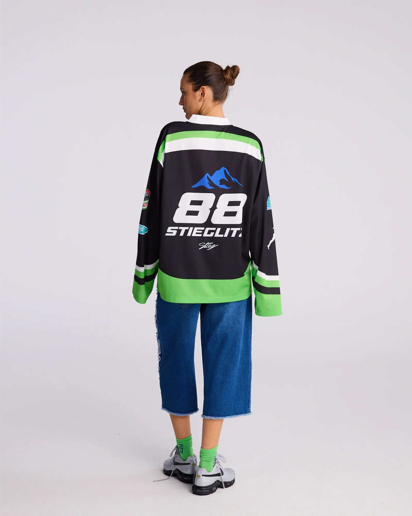 Alando Wide Skate Longsleeve | Black - Image 7