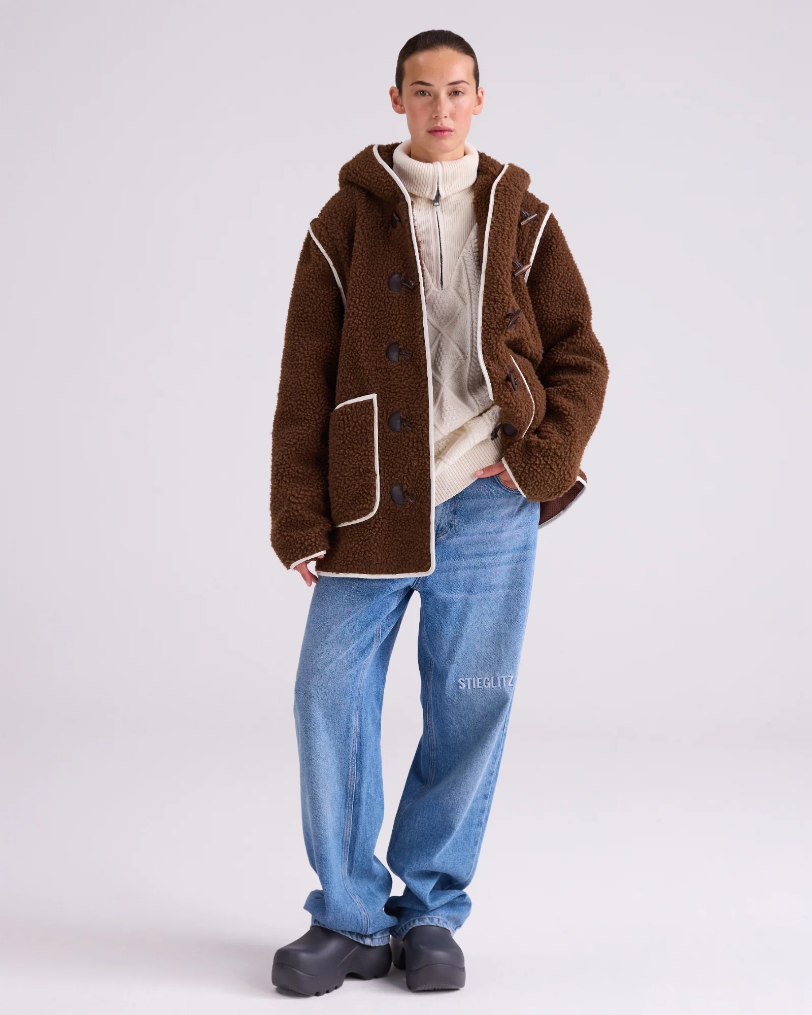 Alis Teddy Jacket | Brown - Image 4