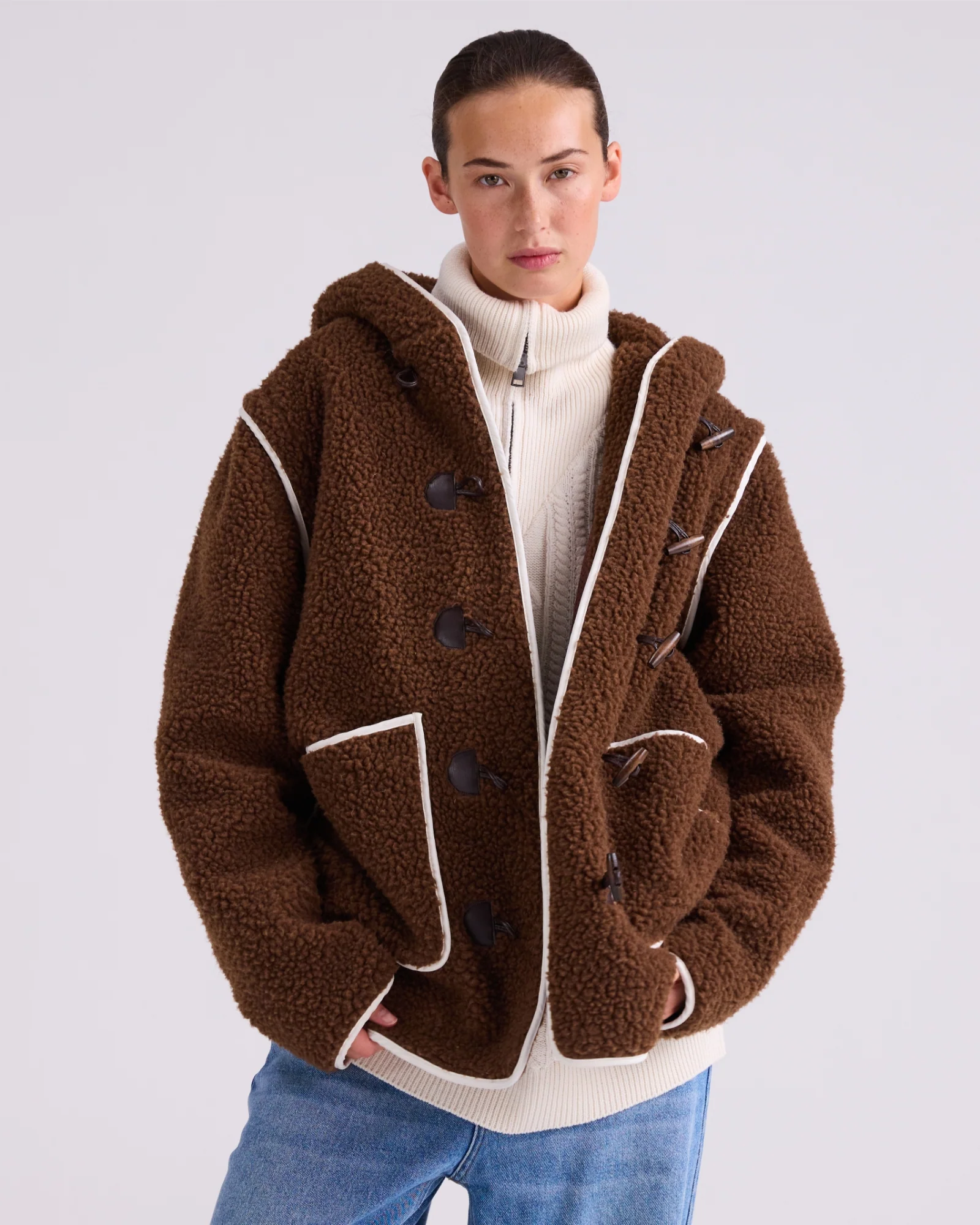 Alis Teddy Jacket | Brown - Image 5