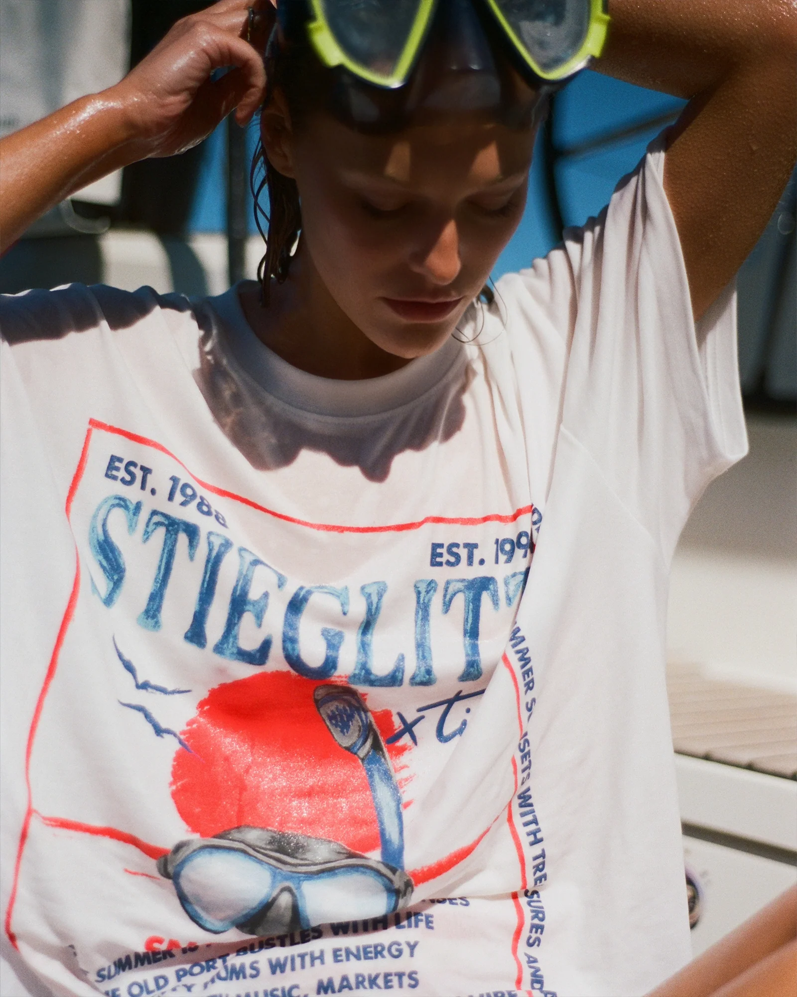 Aster Oversized T-shirt | White - Image 5