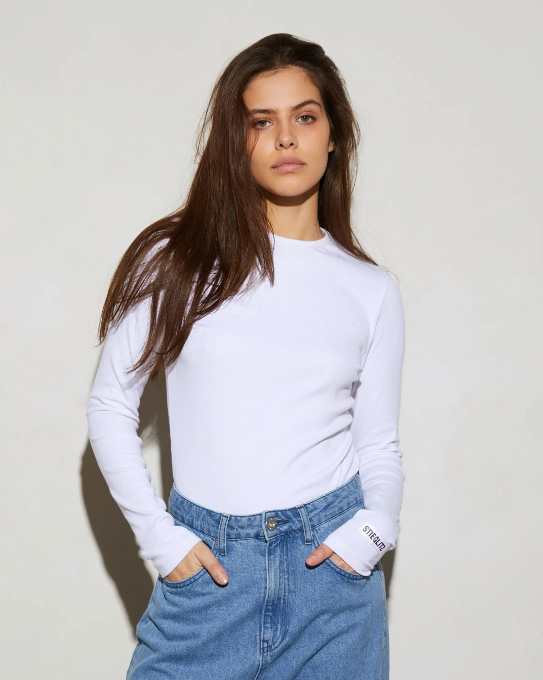 Basic Longsleeve Top | White - Image 2