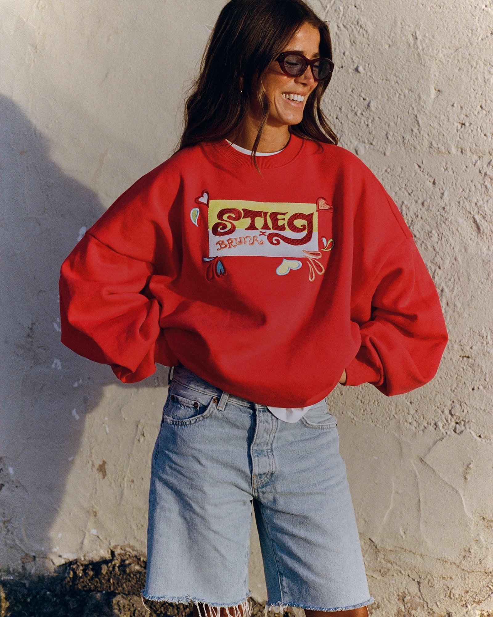 Beirut Oversized Sweater | Red - Image 3