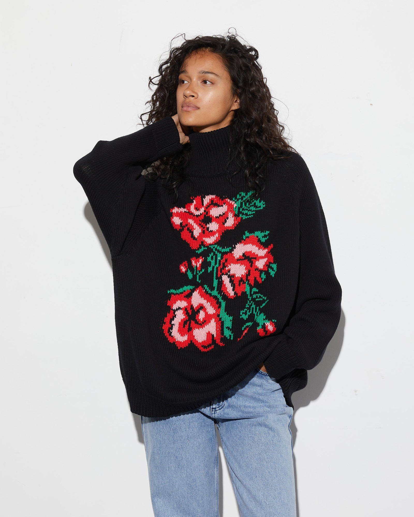 Bella Knitted Sweater | Black - Image 2