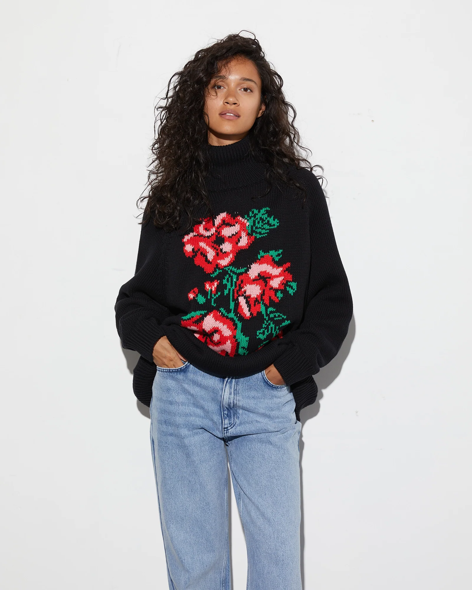 Bella Knitted Sweater | Black - Image 3