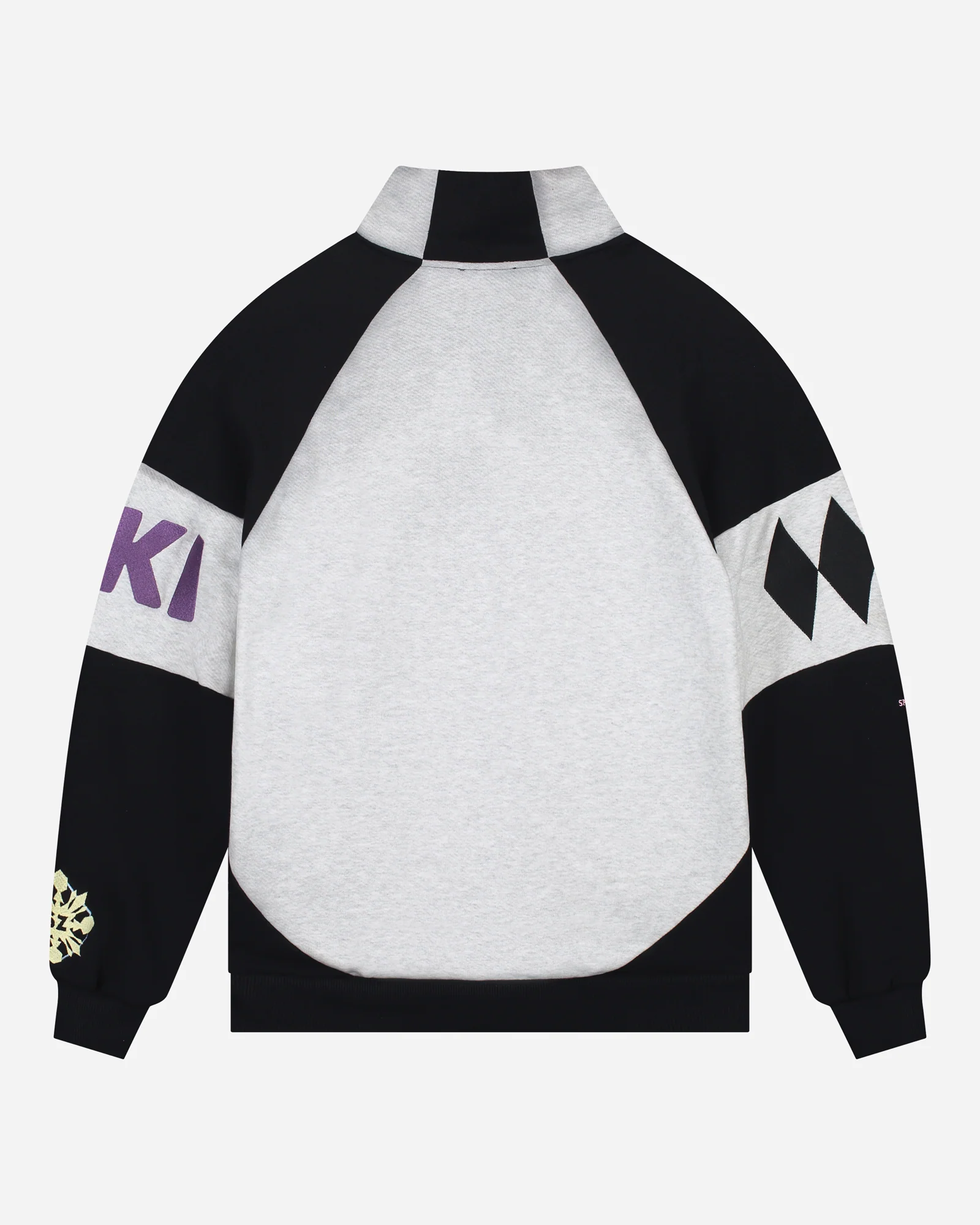 Carli Zip Up Sweater | Melange grey - Image 5