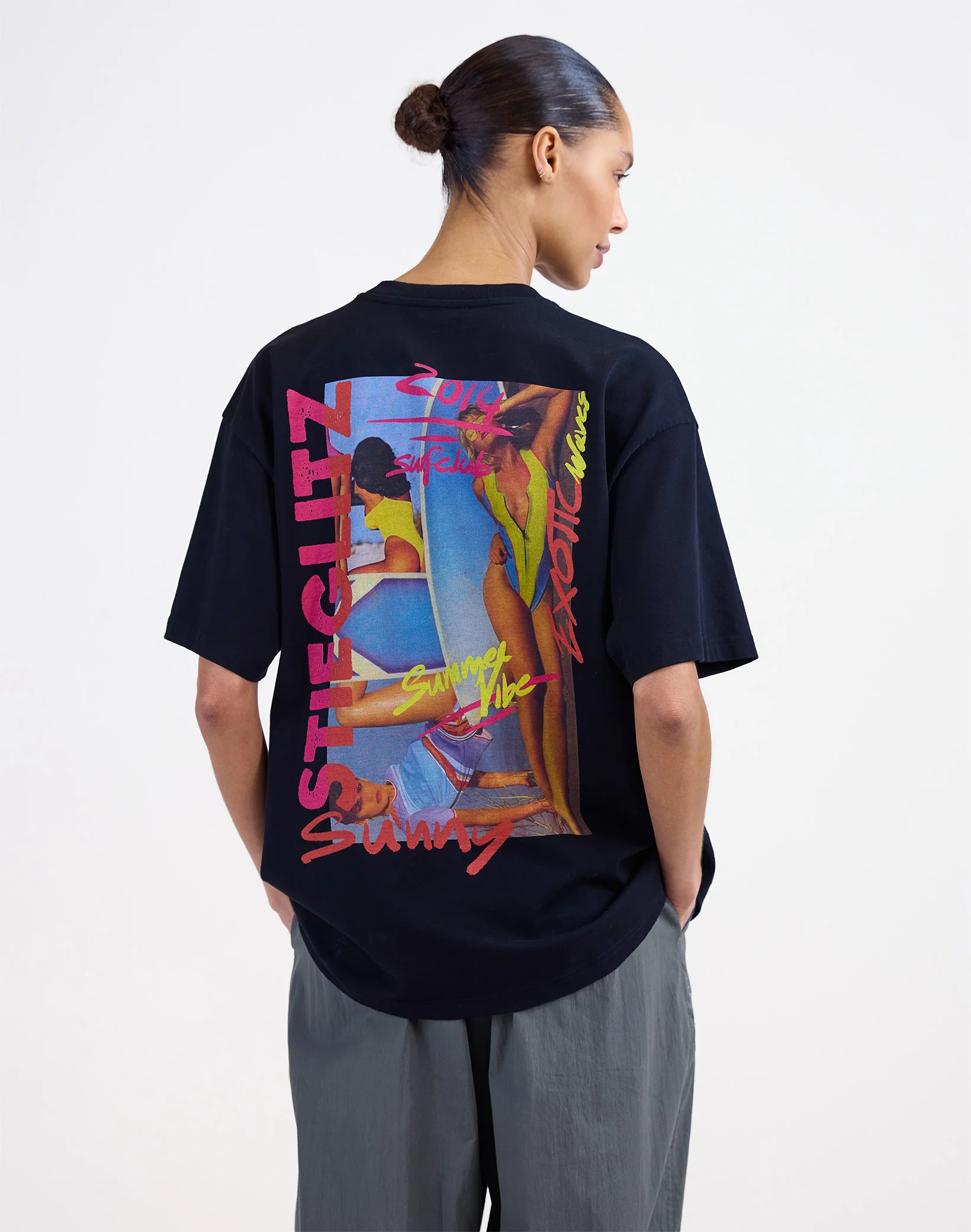 Ceira Oversized T-shirt | Black