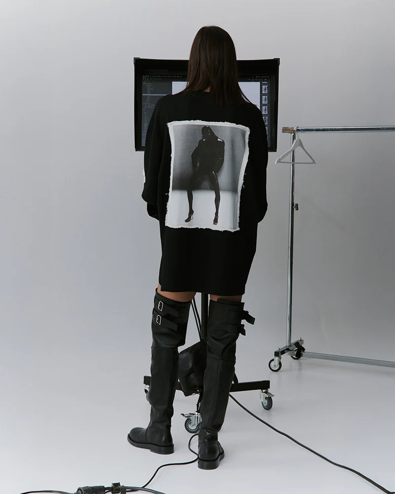 Chayenne Wide Skate Longsleeve | Black - Image 2