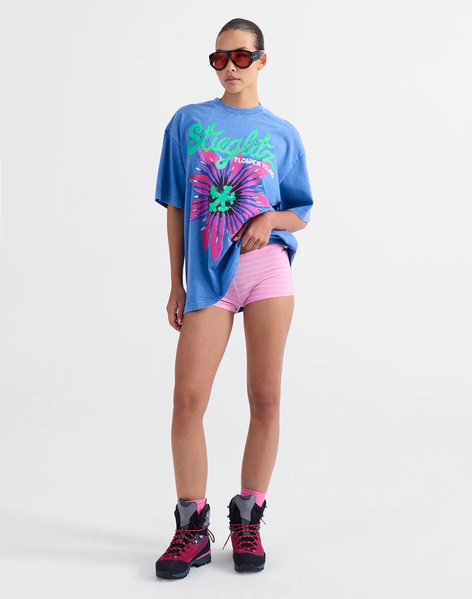 Elida Oversized t-shirt | Blue - Image 2