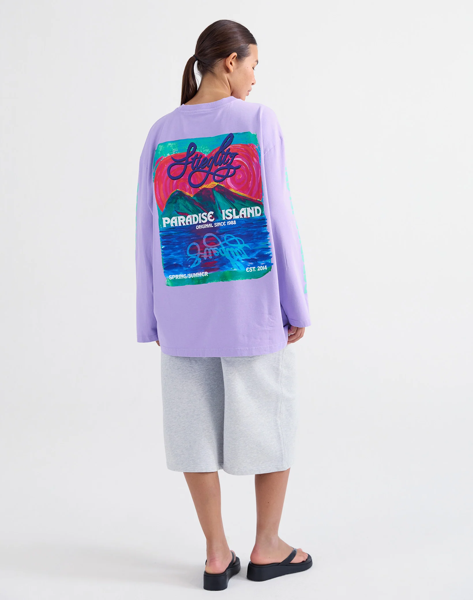 Fanna Wide Skate Longsleeve | Purple - Image 2