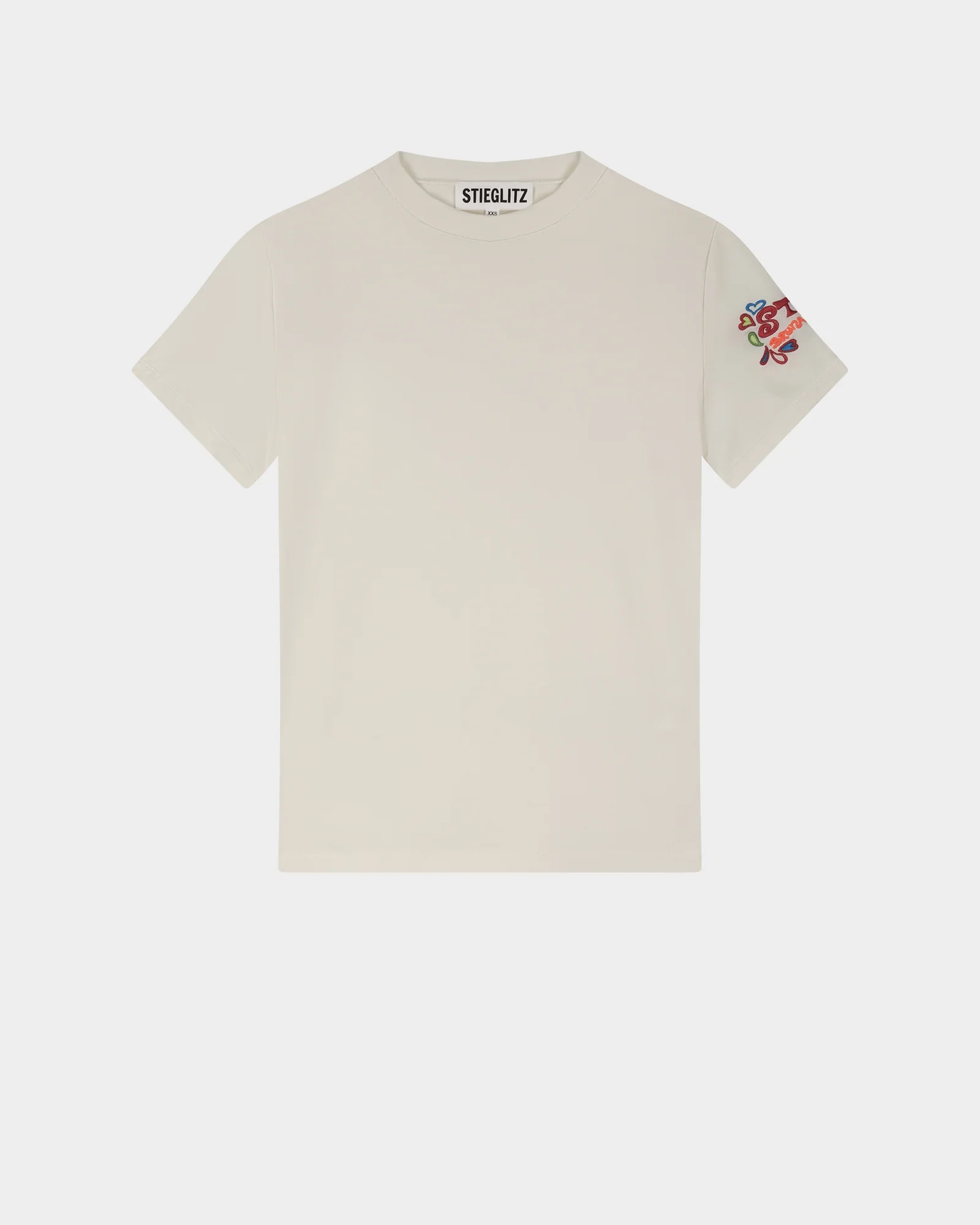 Faraiya Fitted Short T-shirt | White
