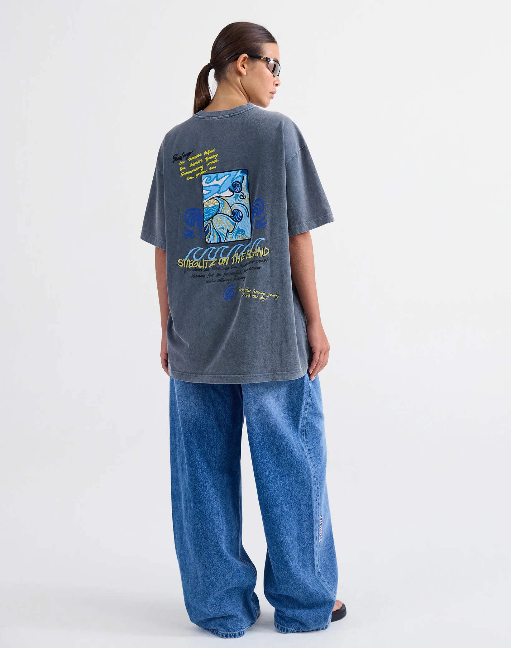 Fryda Oversized T-shirt | Grey