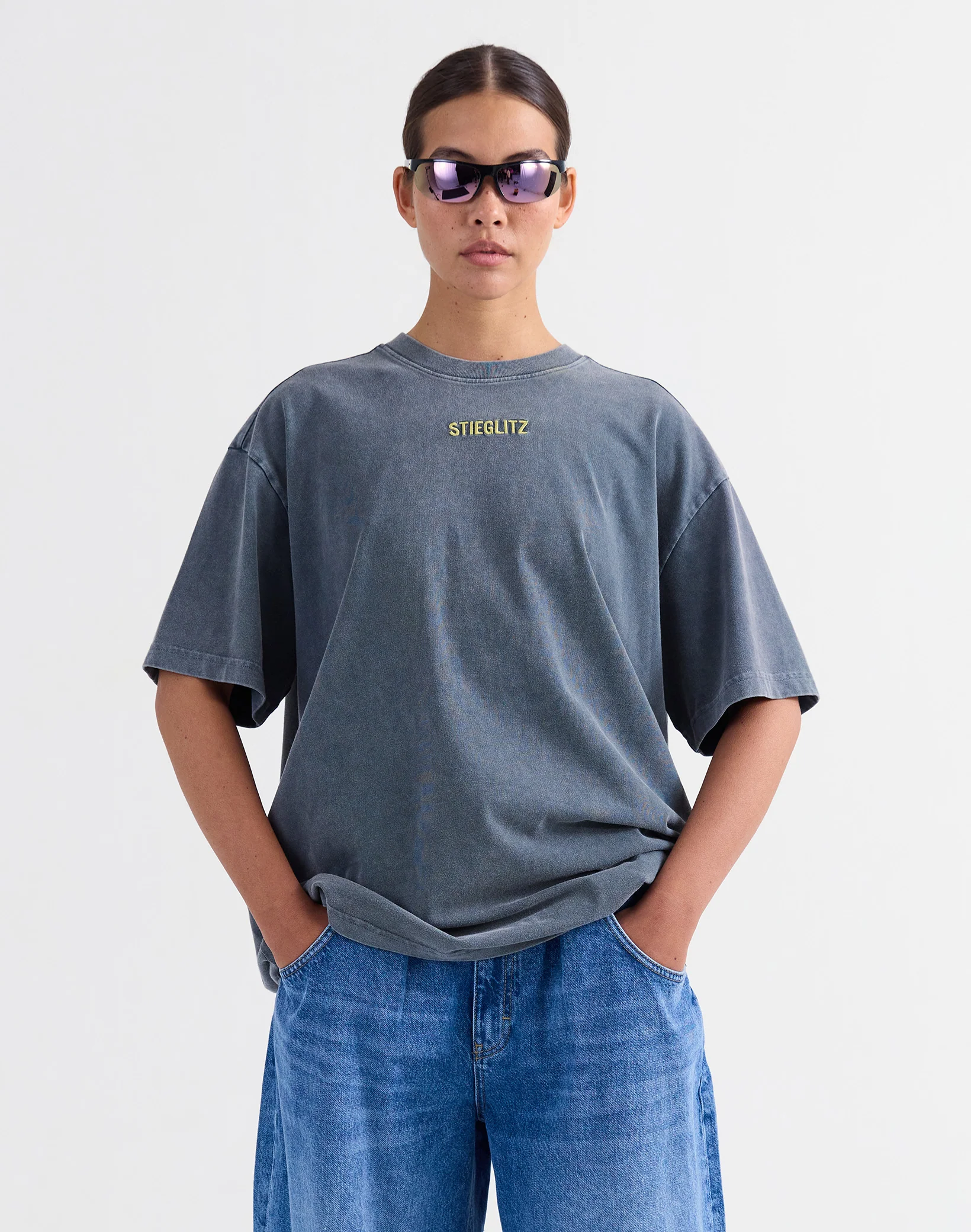 Fryda Oversized T-shirt | Grey - Image 7