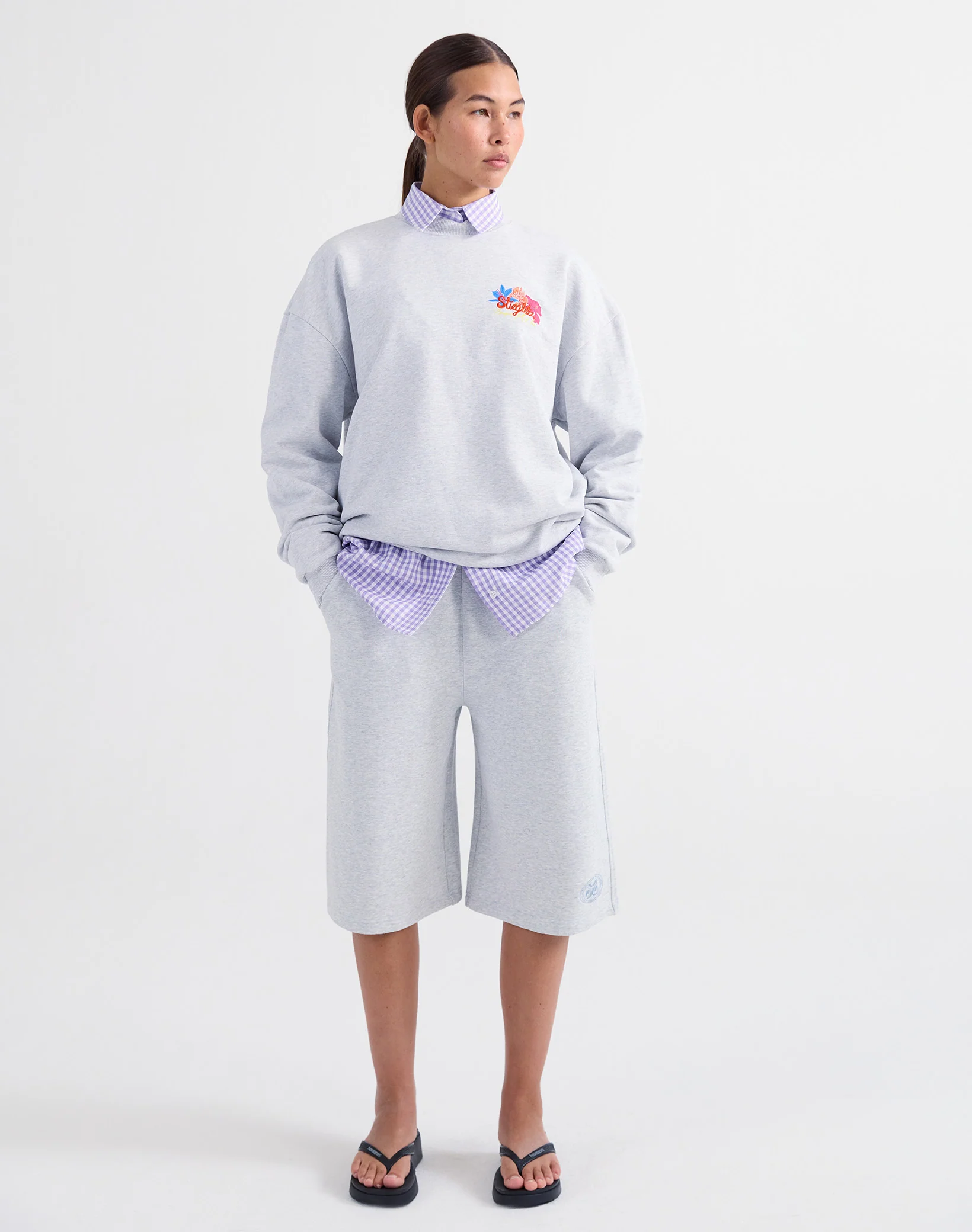 Glenda Sweater | Melange grey - Image 2
