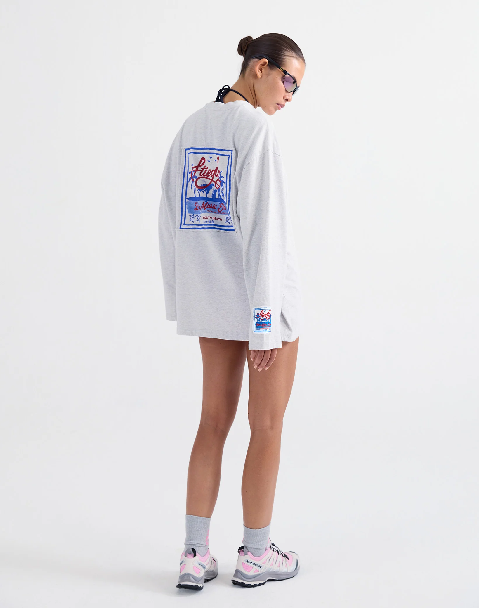 Itala Wide Skate Longsleeve | Grey