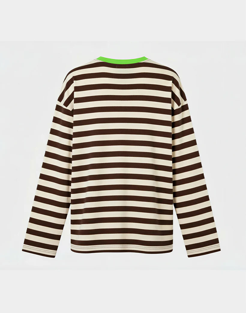 Janita Wide Skate Longsleeve | Brown - Image 4