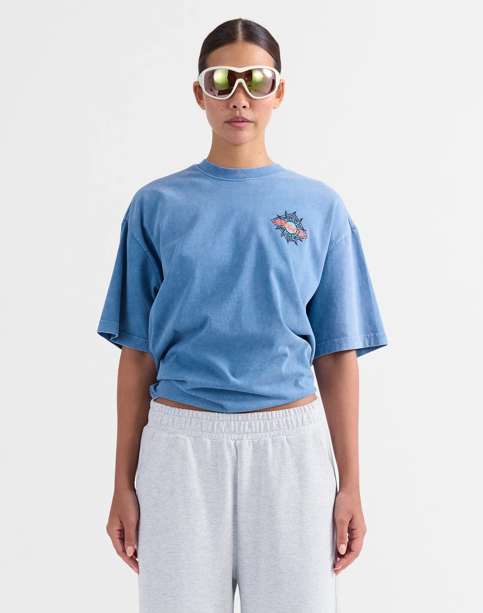 Jesua Oversized T-shirt | Blue - Image 2