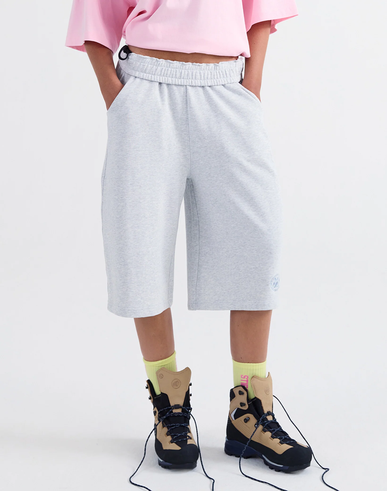 Kayo Shorts | Melange grey