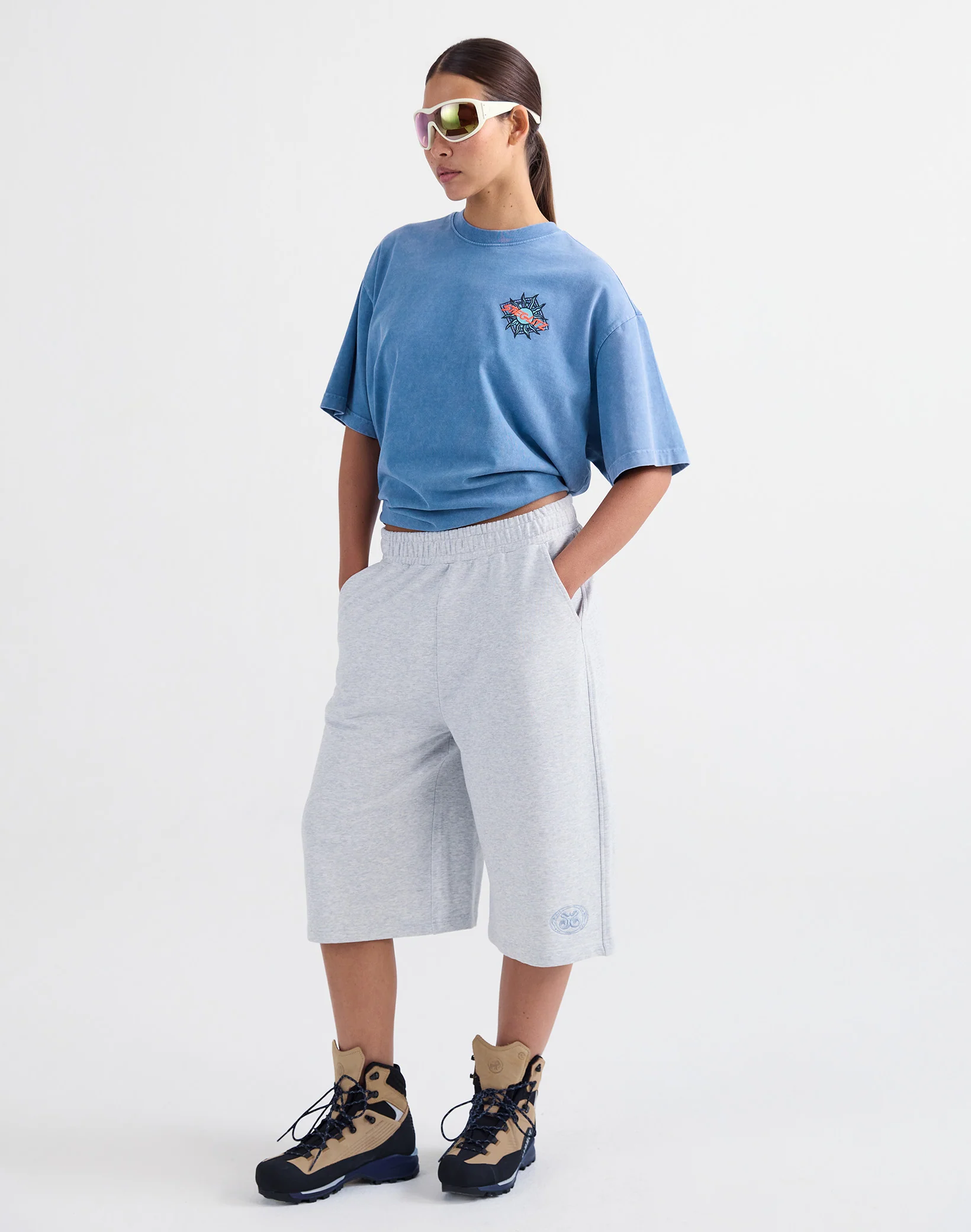 Kayo Shorts | Melange grey - Image 6