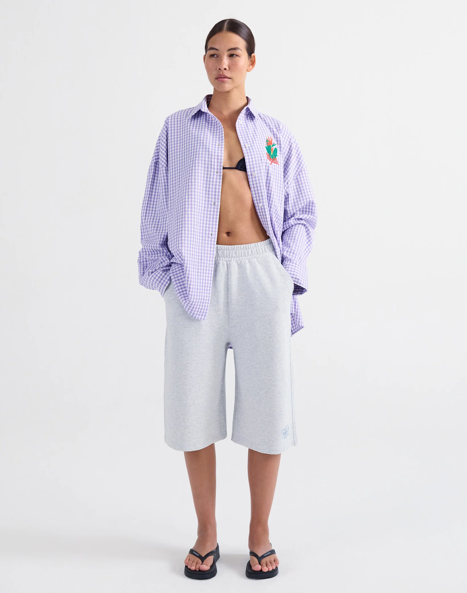Kayo Shorts | Melange grey - Image 9