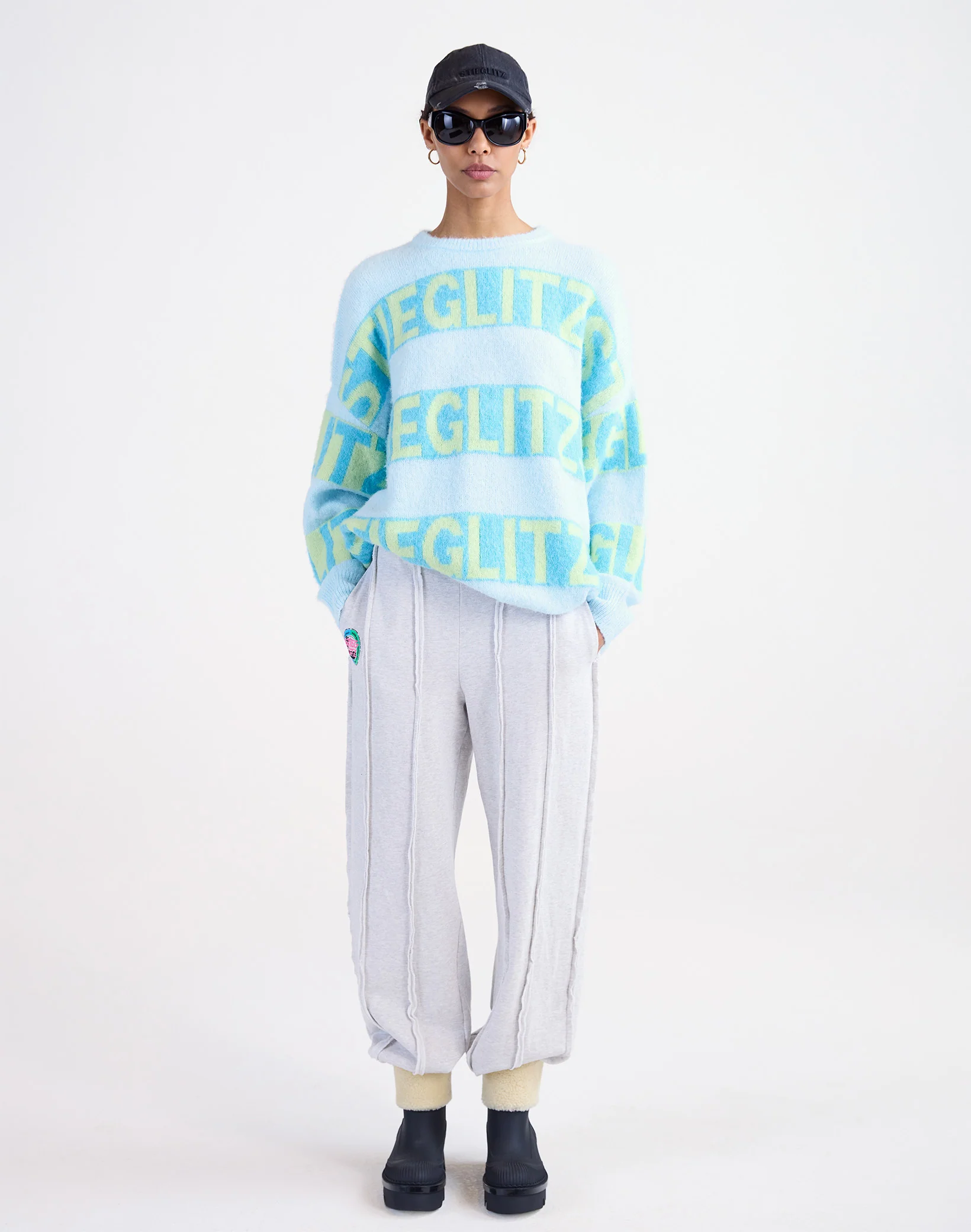 Keisa Knitted Sweater | Blue - Image 2
