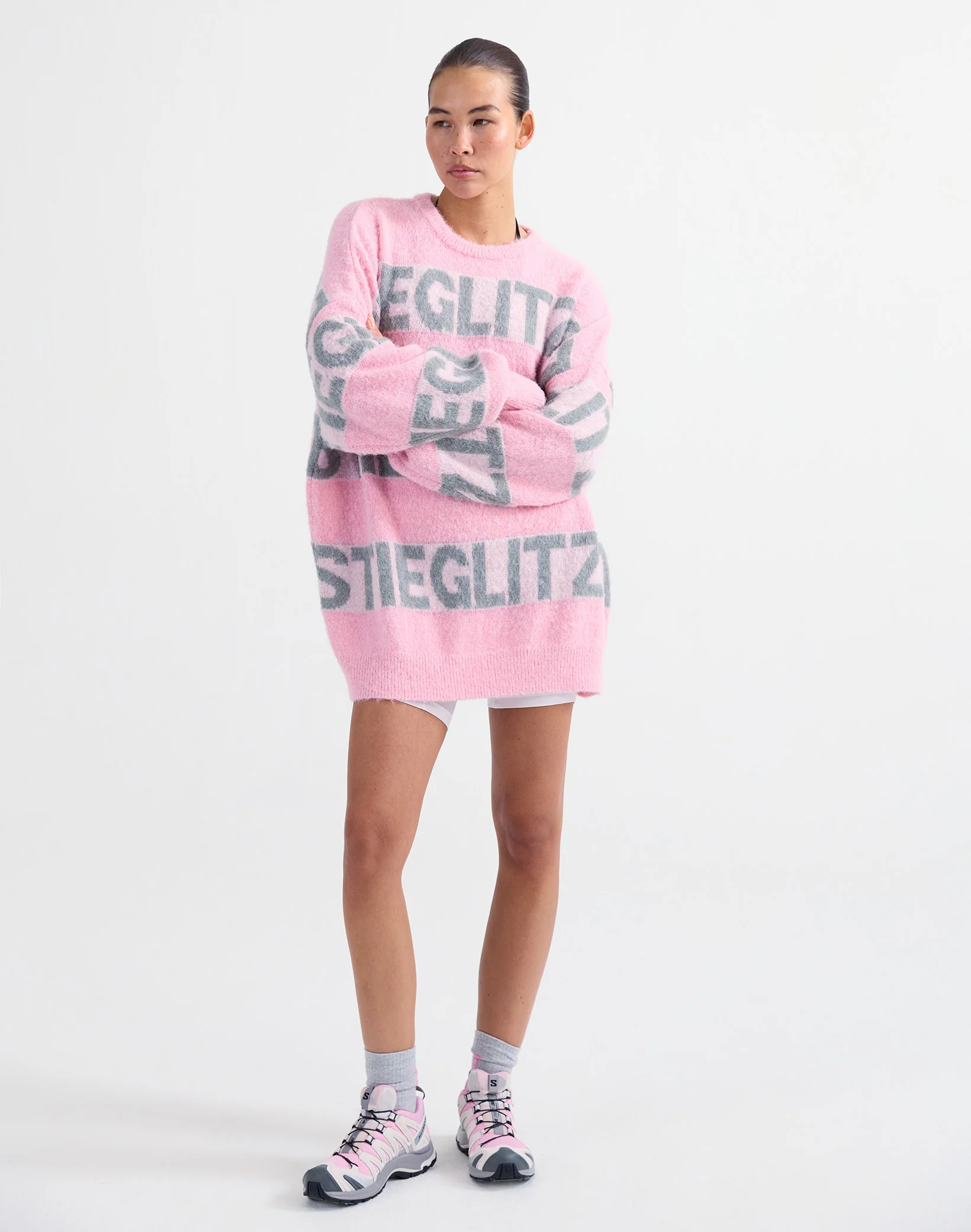 Keisa Knitted Sweater | Pink