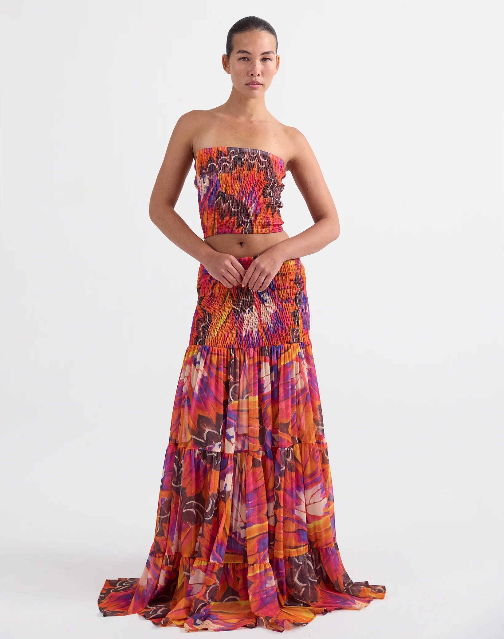Kimia Smock Long Skirt | Multi - Image 6
