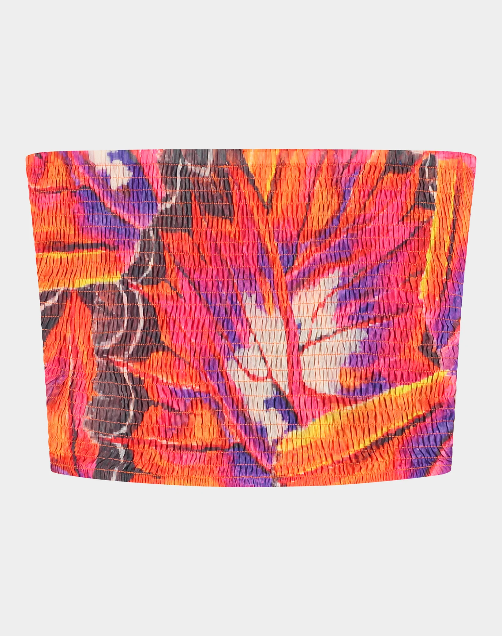 Kimia Smocked Bandeau Top | Multi - Image 3