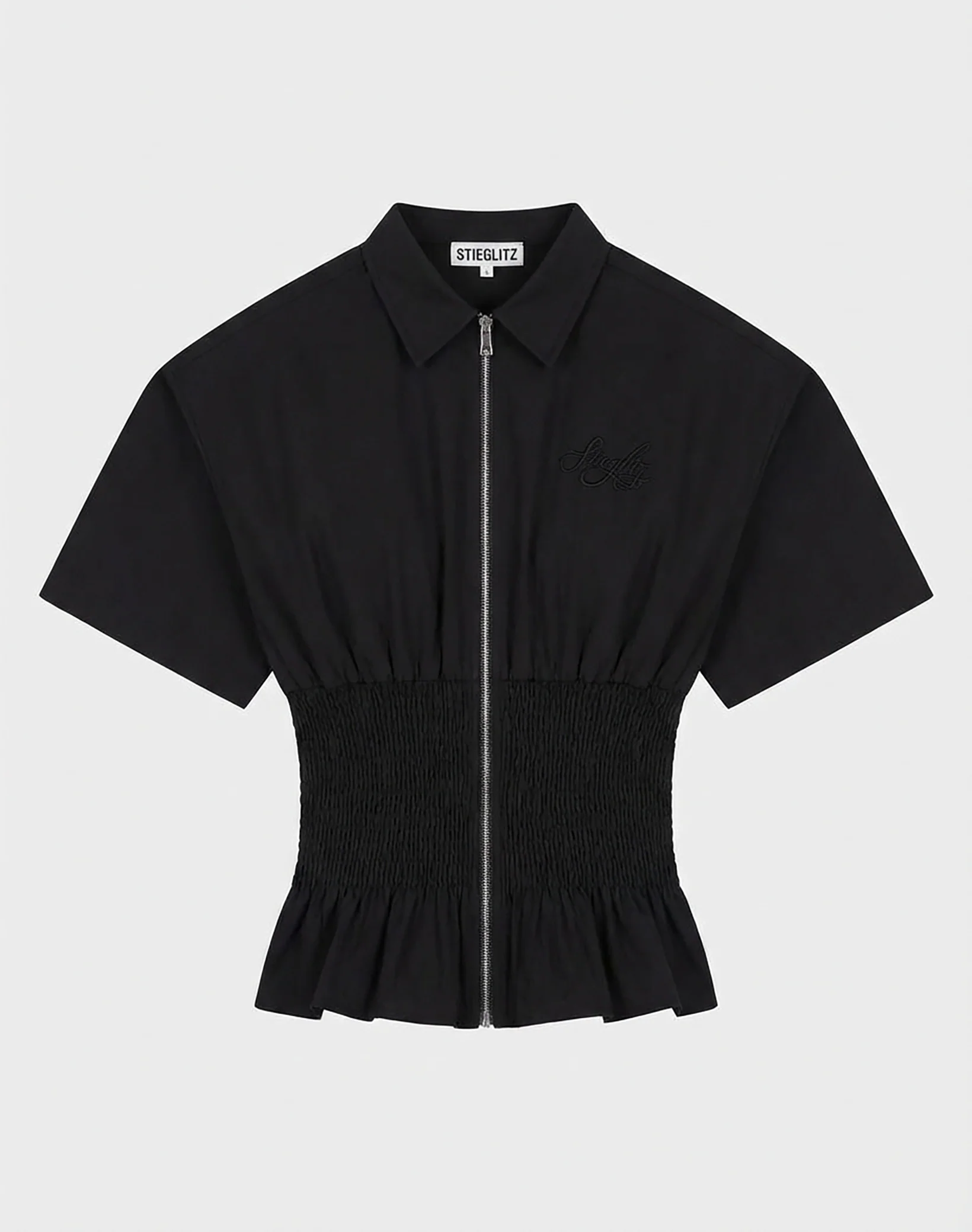 Kyla Smocked Blouse | Black - Image 4