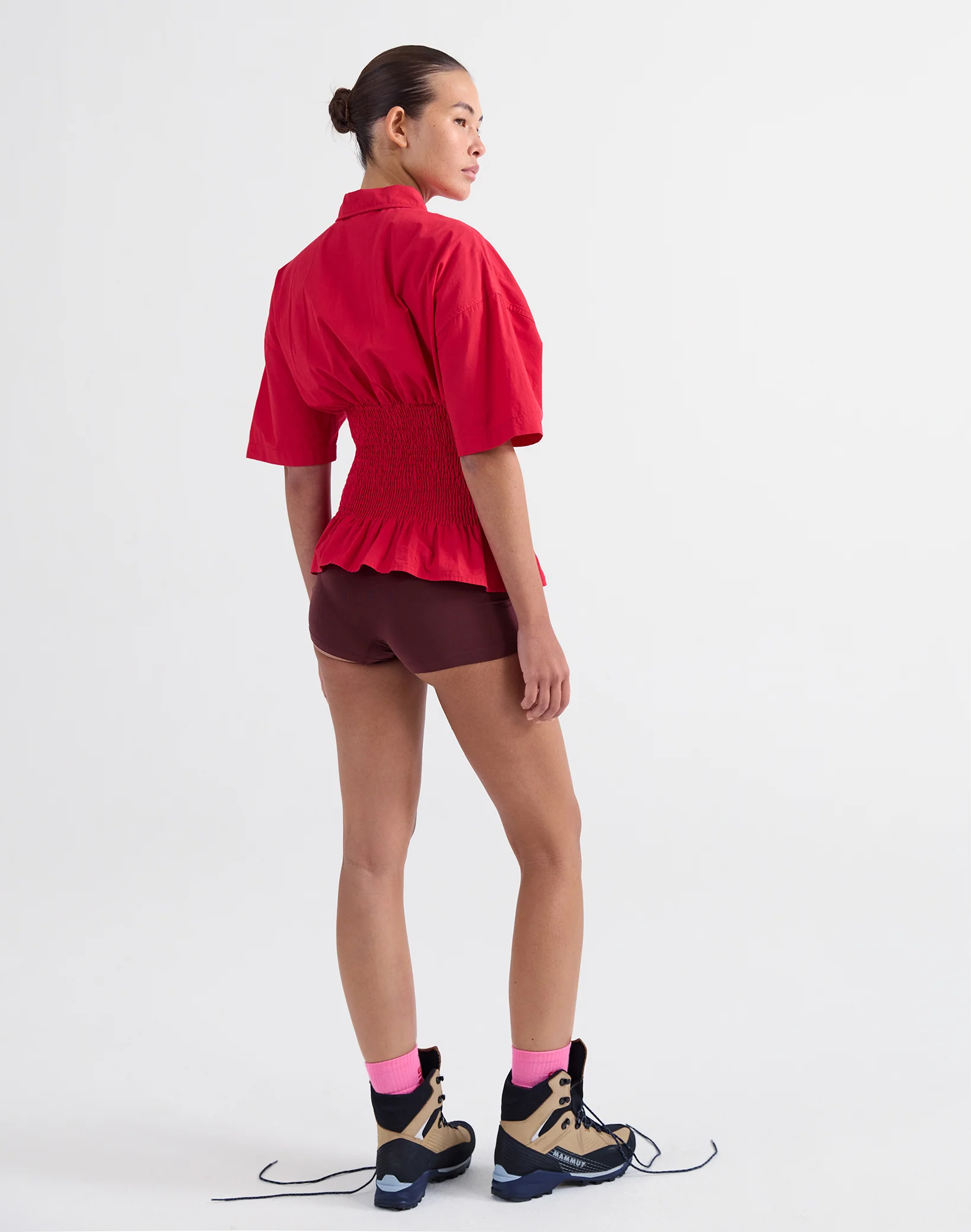 Kyla Smocked Blouse | Pink - Image 2