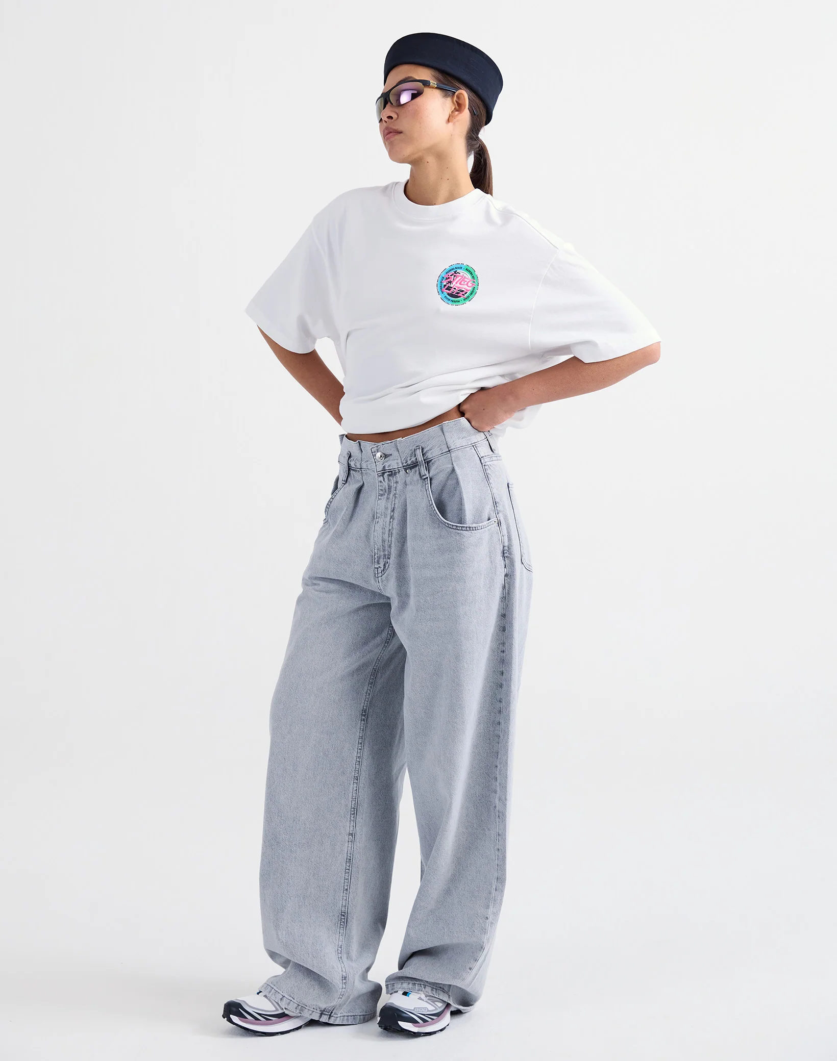 Lidia Oversized T-shirt | White - Image 5