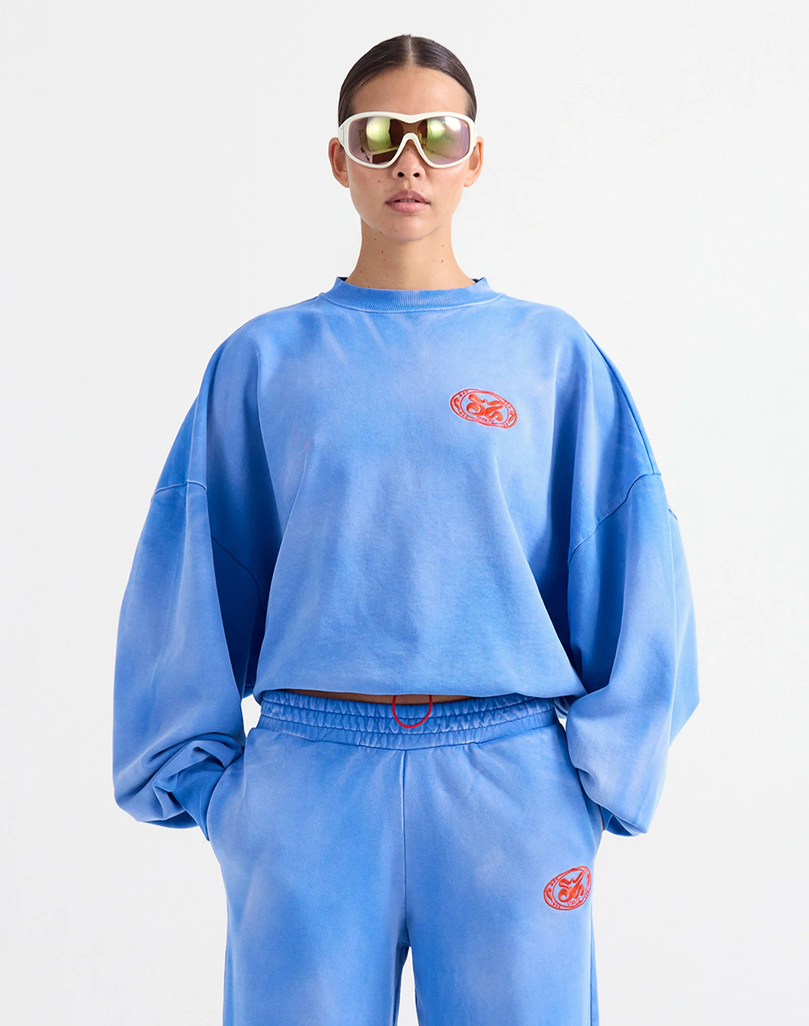 Livia Oversized Sweater | Blue - Image 3