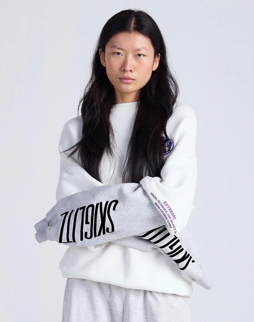 Loren Double Sleeve Sweater | White - Image 4