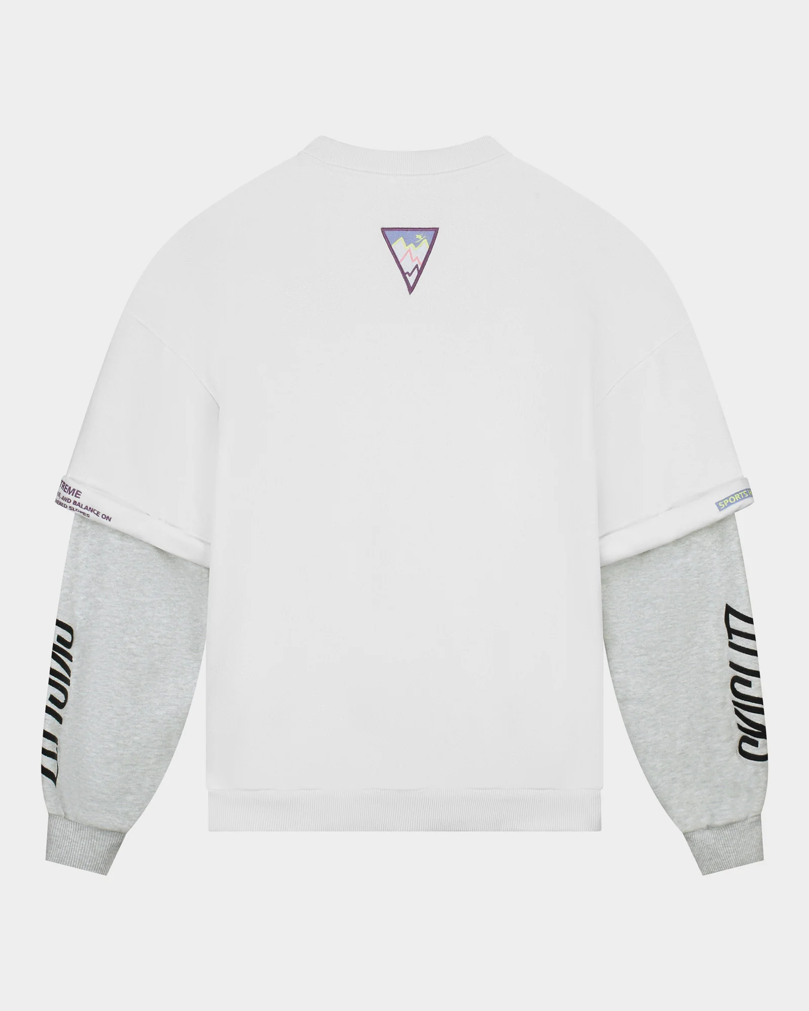 Loren Double Sleeve Sweater | White - Image 5