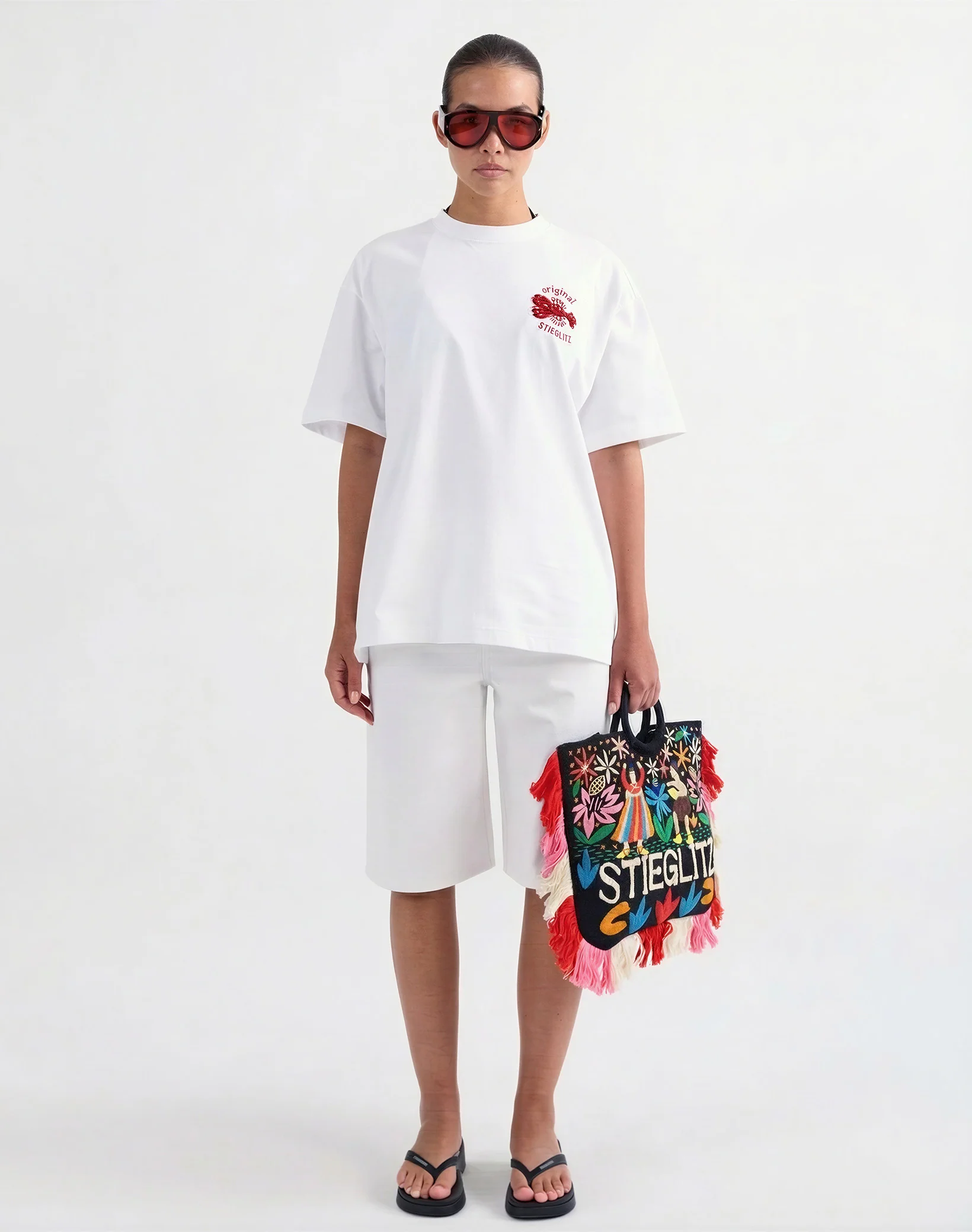 Mae Oversized T-shirt | White - Image 5