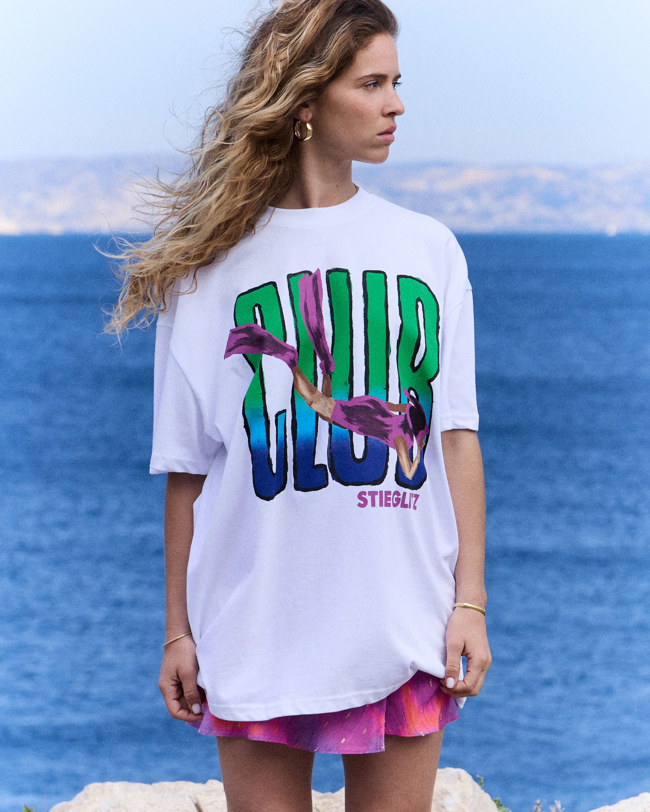 Martine Oversized T-shirt | White - Image 3