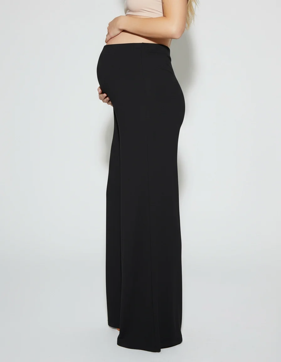 Maternity palazzo | Black