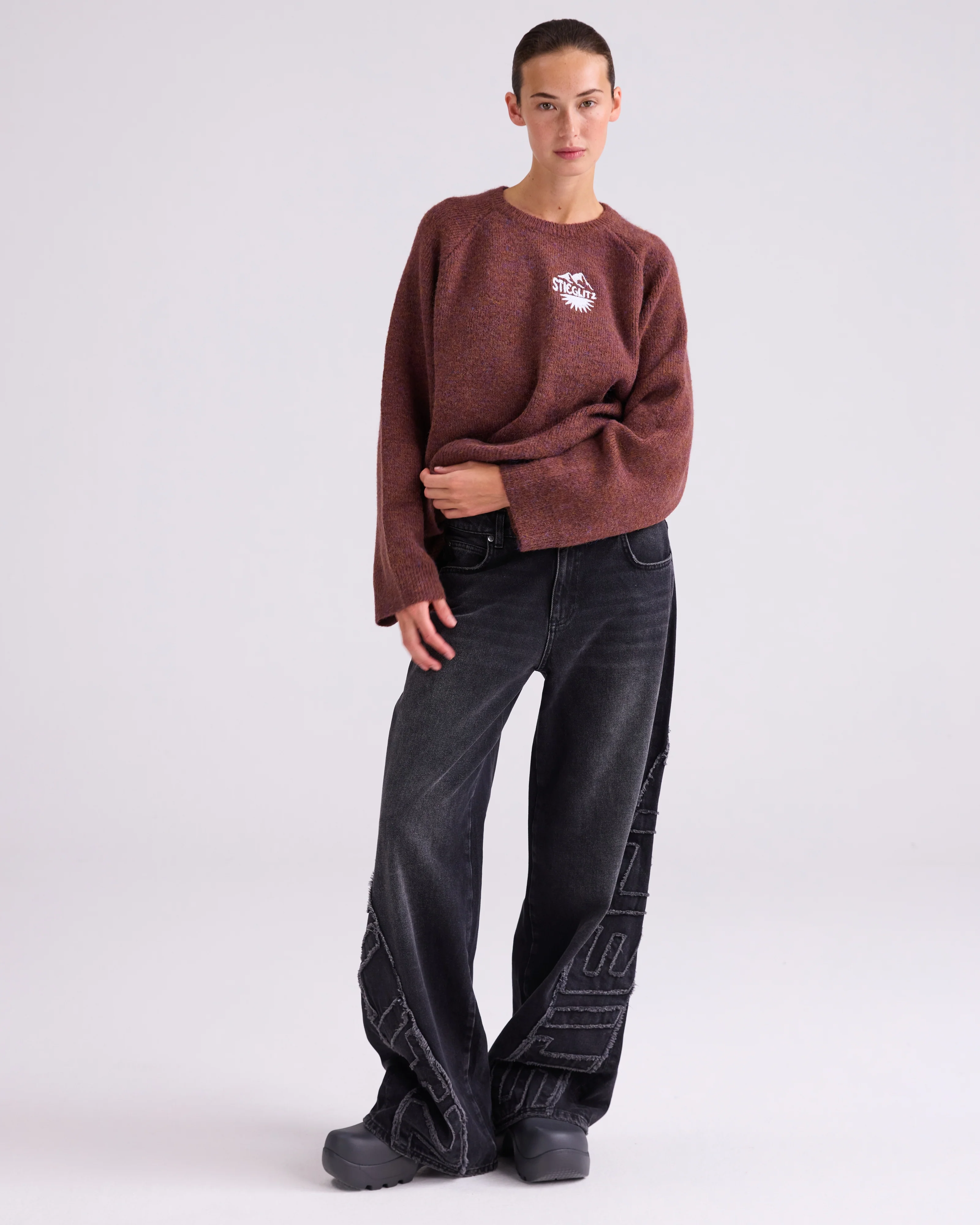Melicia Jumper | Brown melange - Image 2