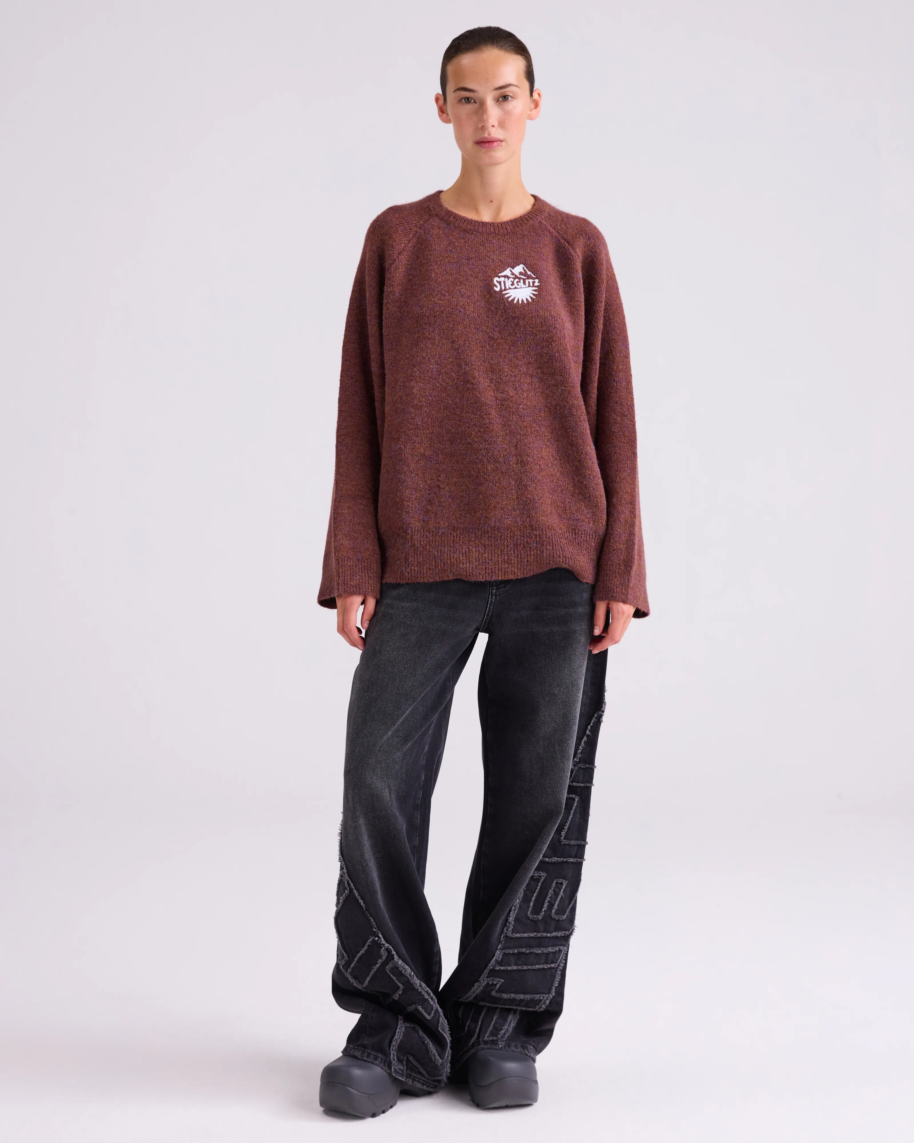 Melicia Jumper | Brown melange - Image 4