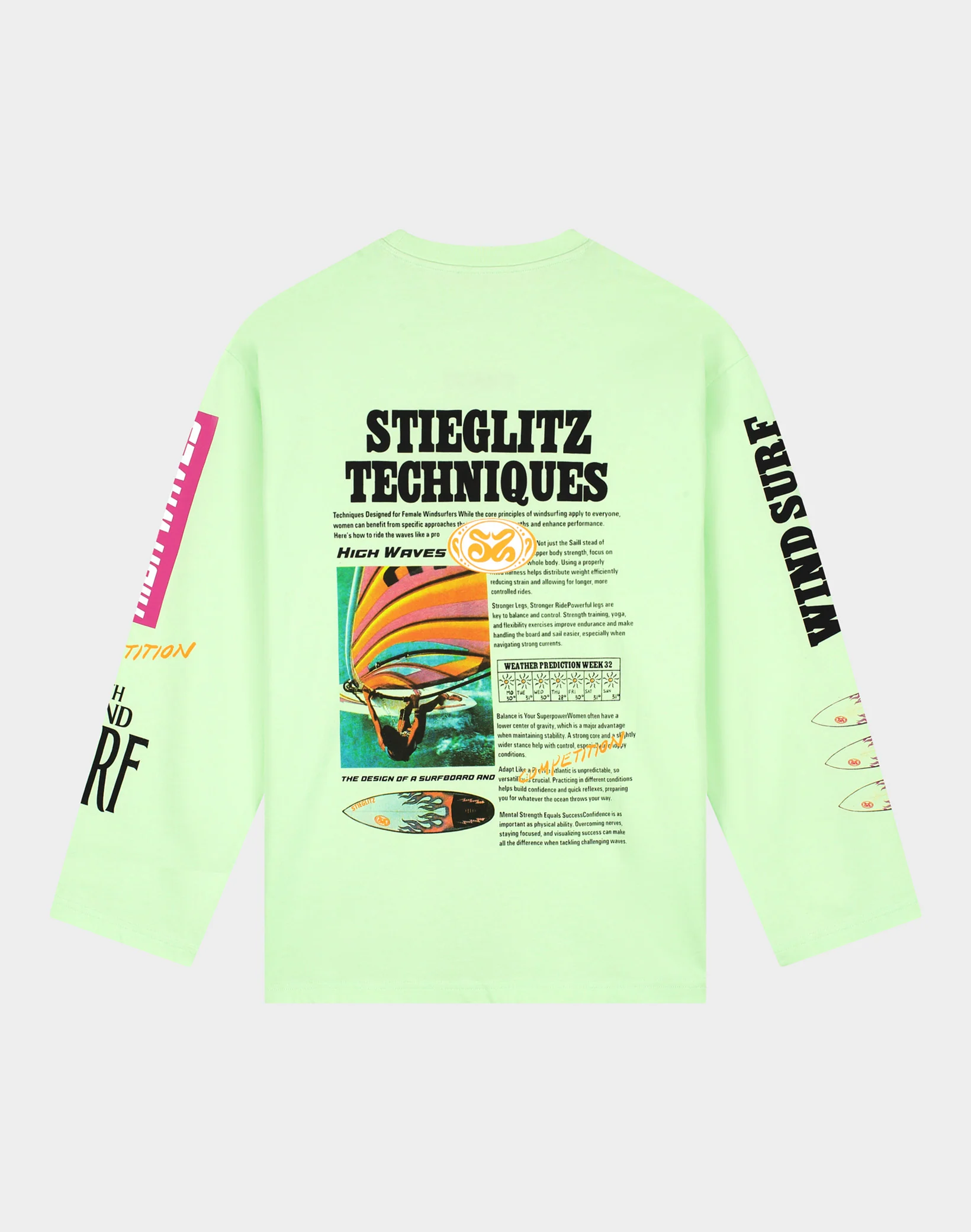 Monica Wide Skate Longsleeve | Green - Image 5