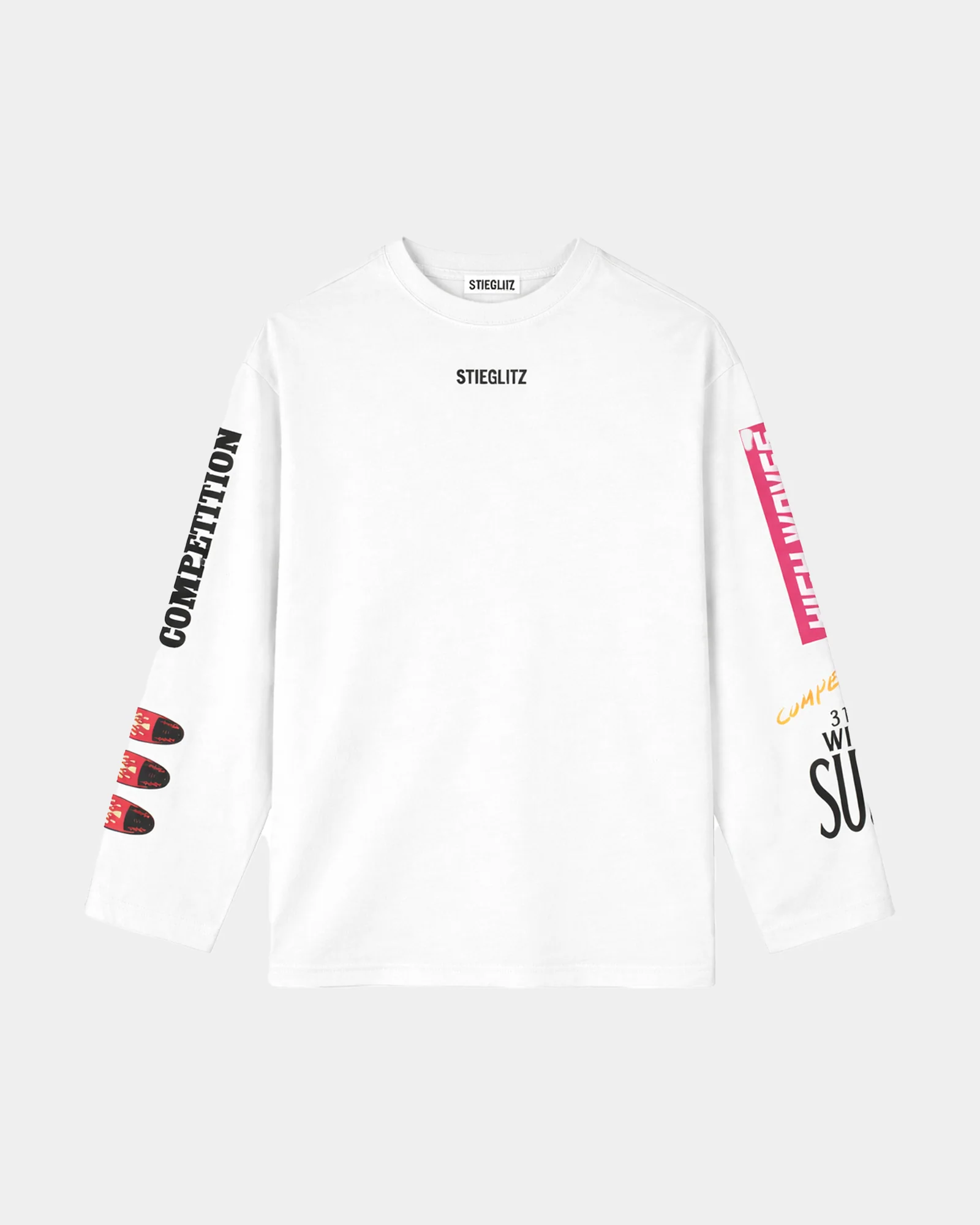 Monica Wide Skate Longsleeve | White - Image 4