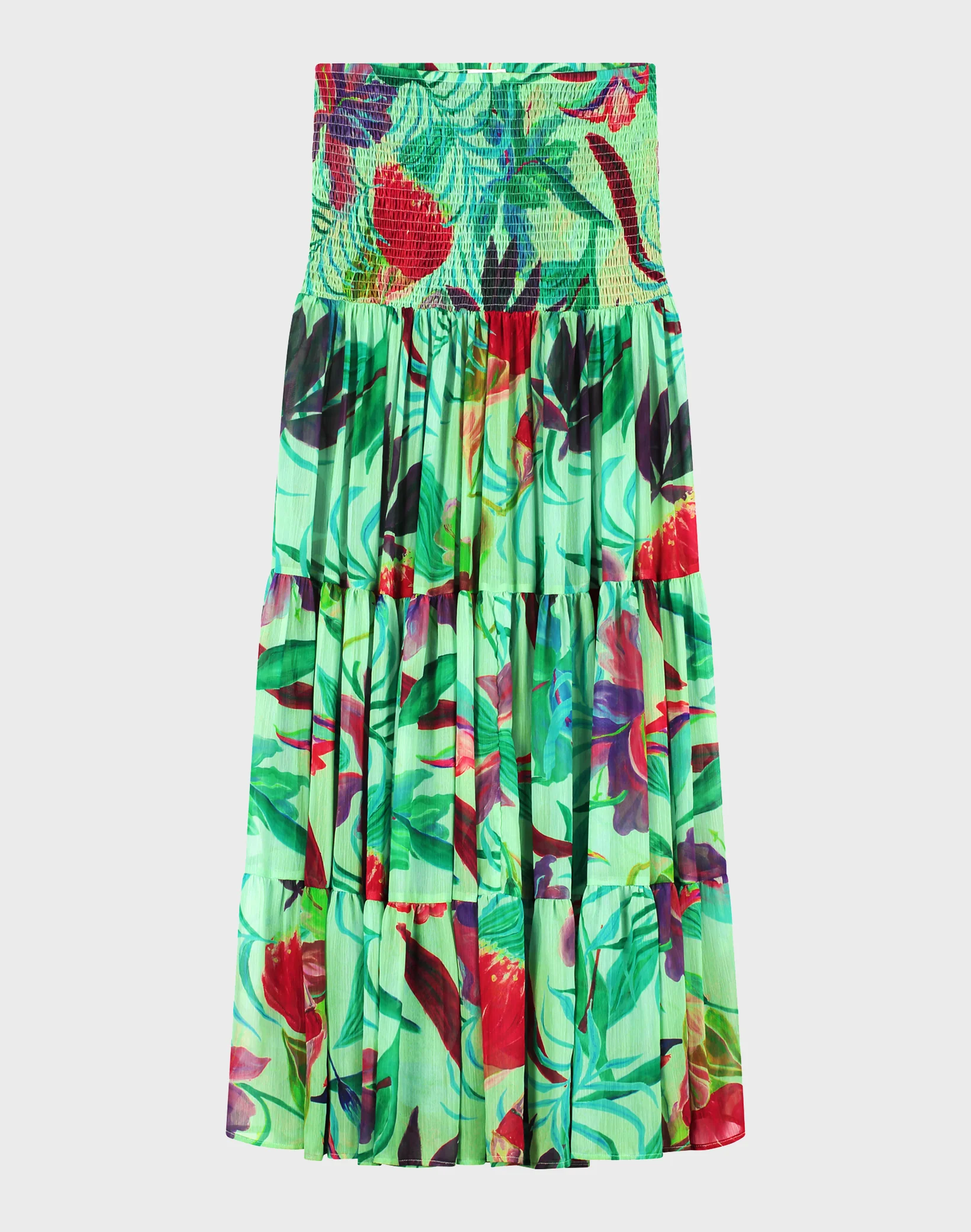 Pepper Smock Long Skirt | Multi - Image 3