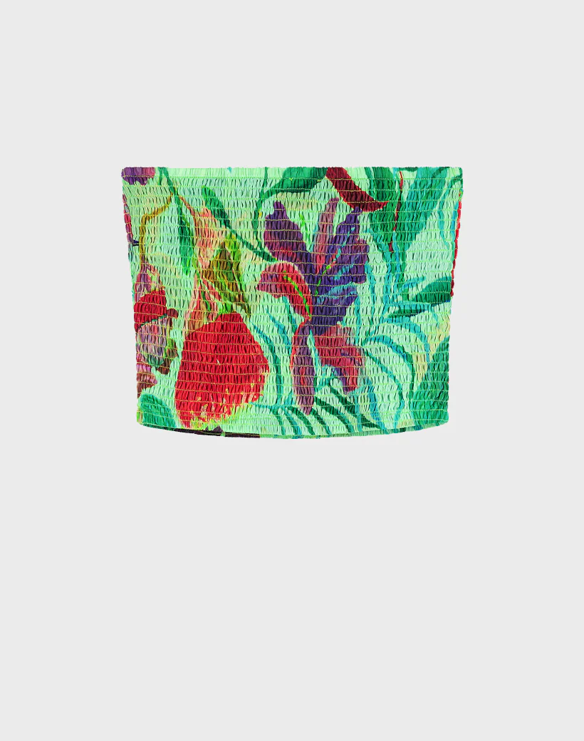 Pepper Smocked Bandeau Top | Multi - Image 4