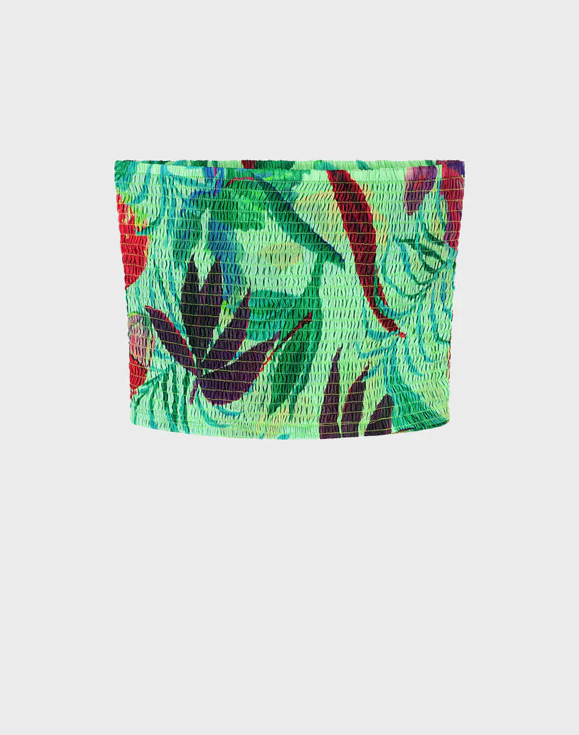 Pepper Smocked Bandeau Top | Multi - Image 5