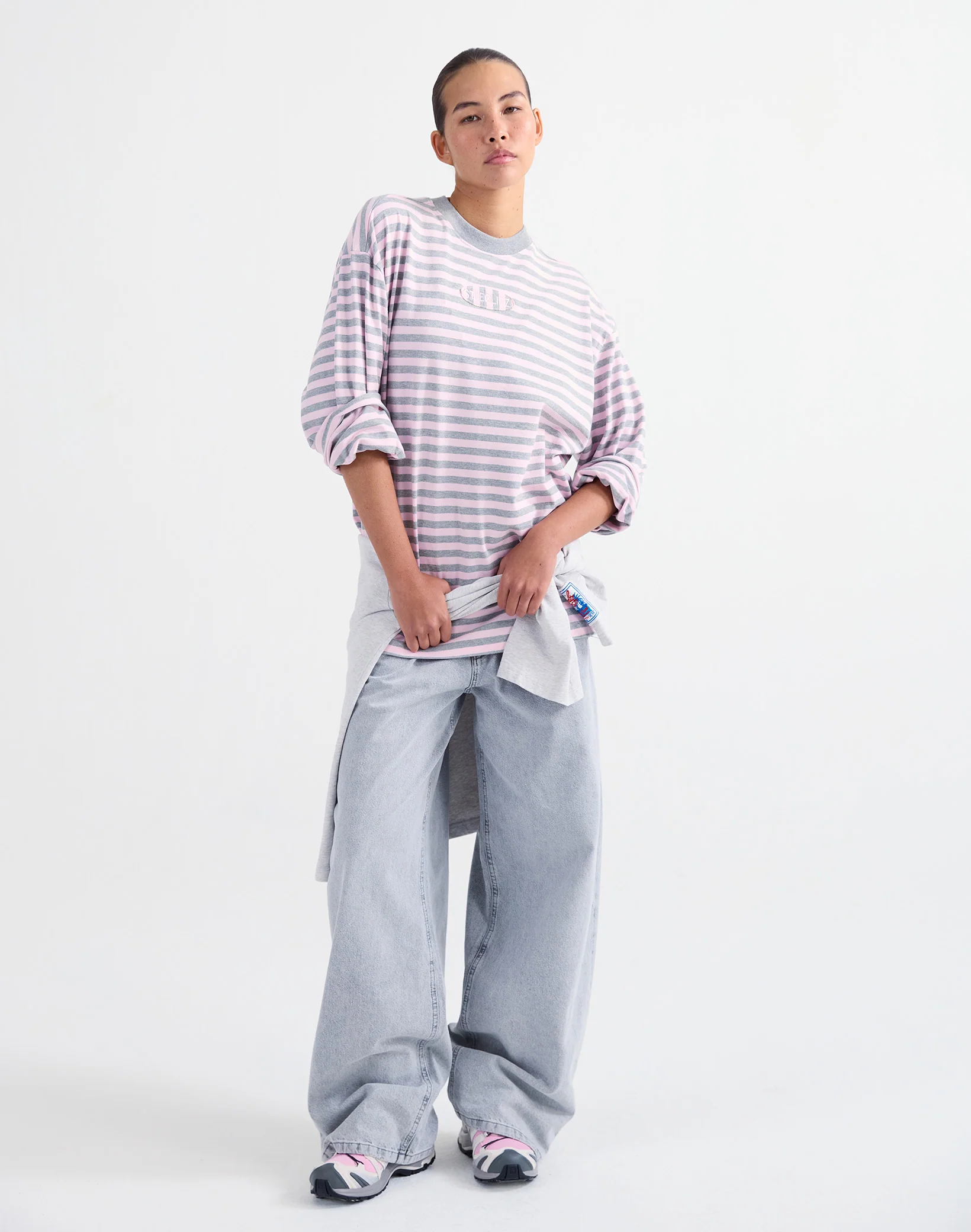 Pia Wide Skate Longsleeve | Pink - Image 6