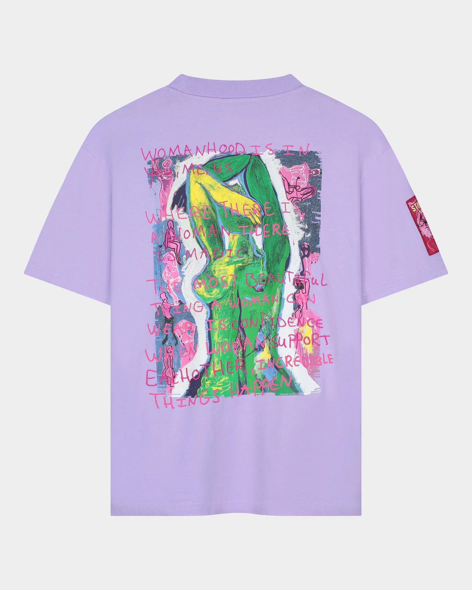 Sadé Oversized T-shirt | Purple - Image 4