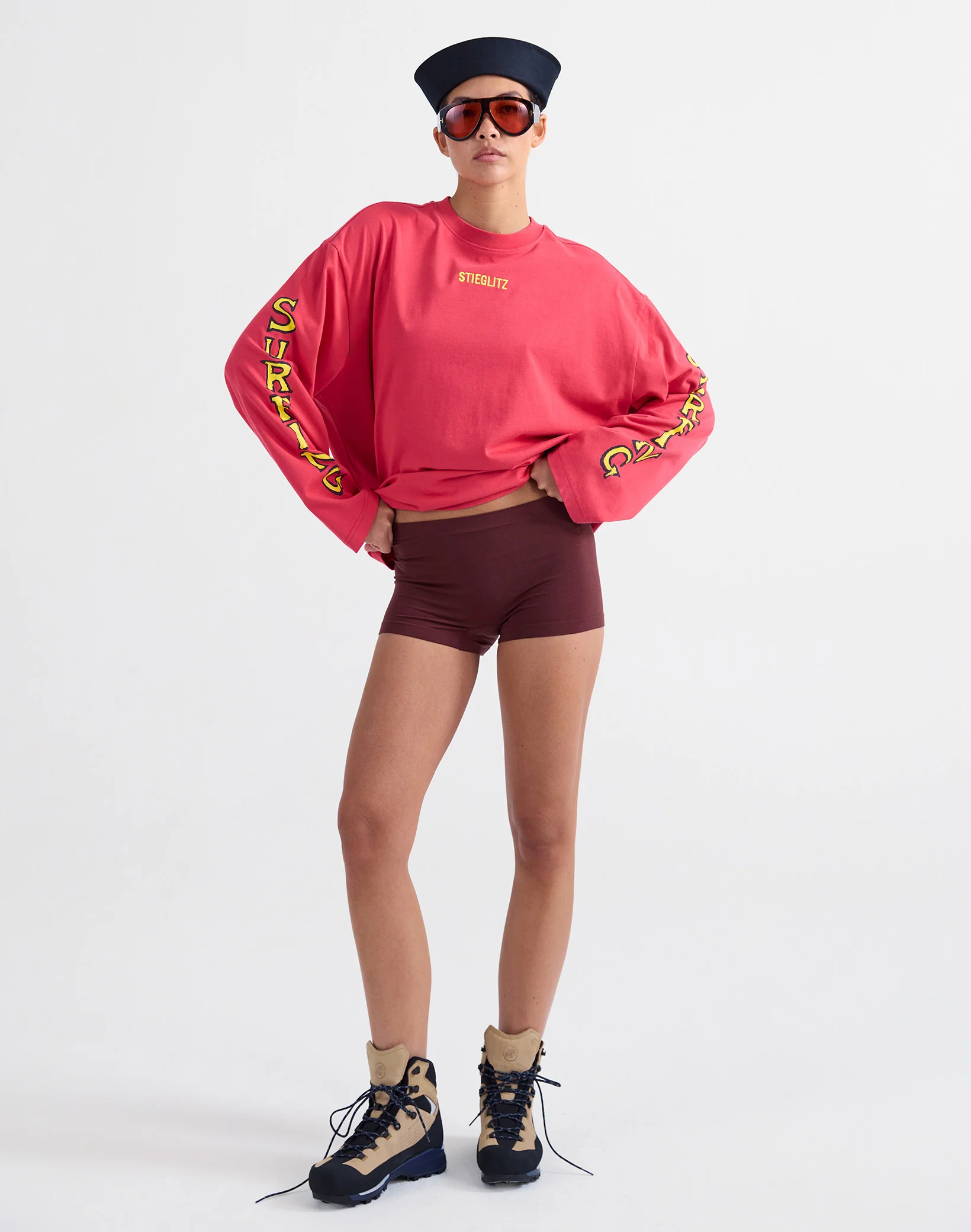 Safira Wide Skate Longsleeve | Red - Image 5