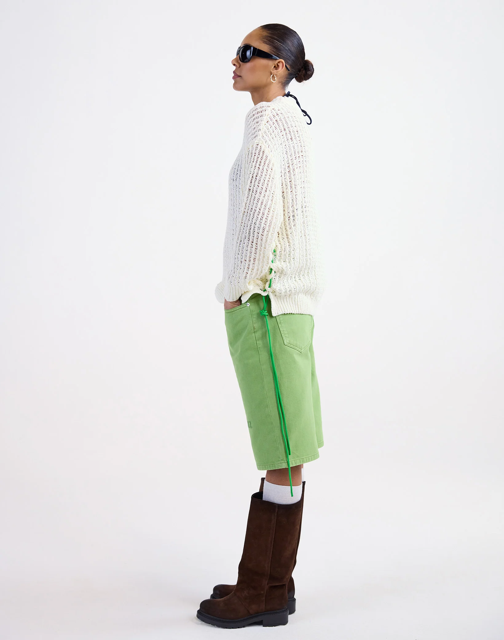Samya Knitted Sweater | Beige - Image 6