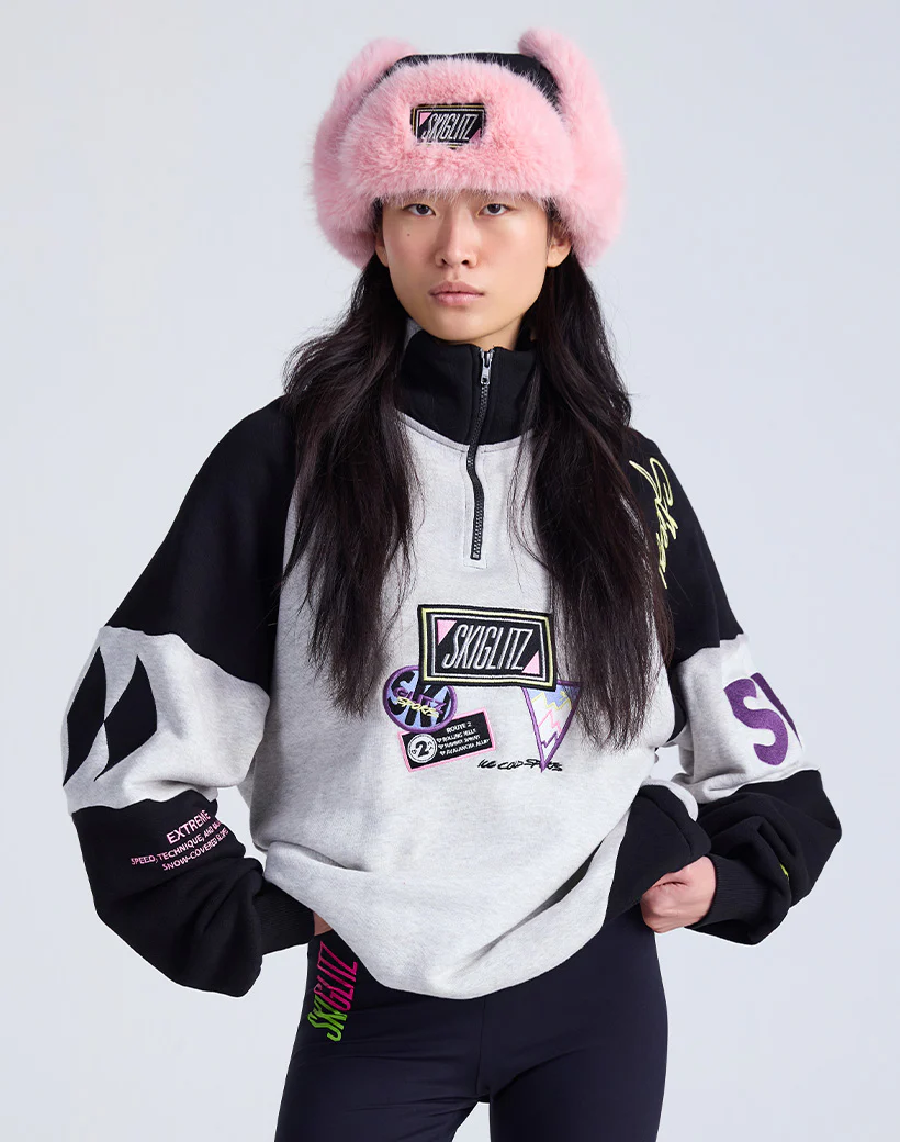 Skiglitz Bomber Aviator Hat | Black - Image 2